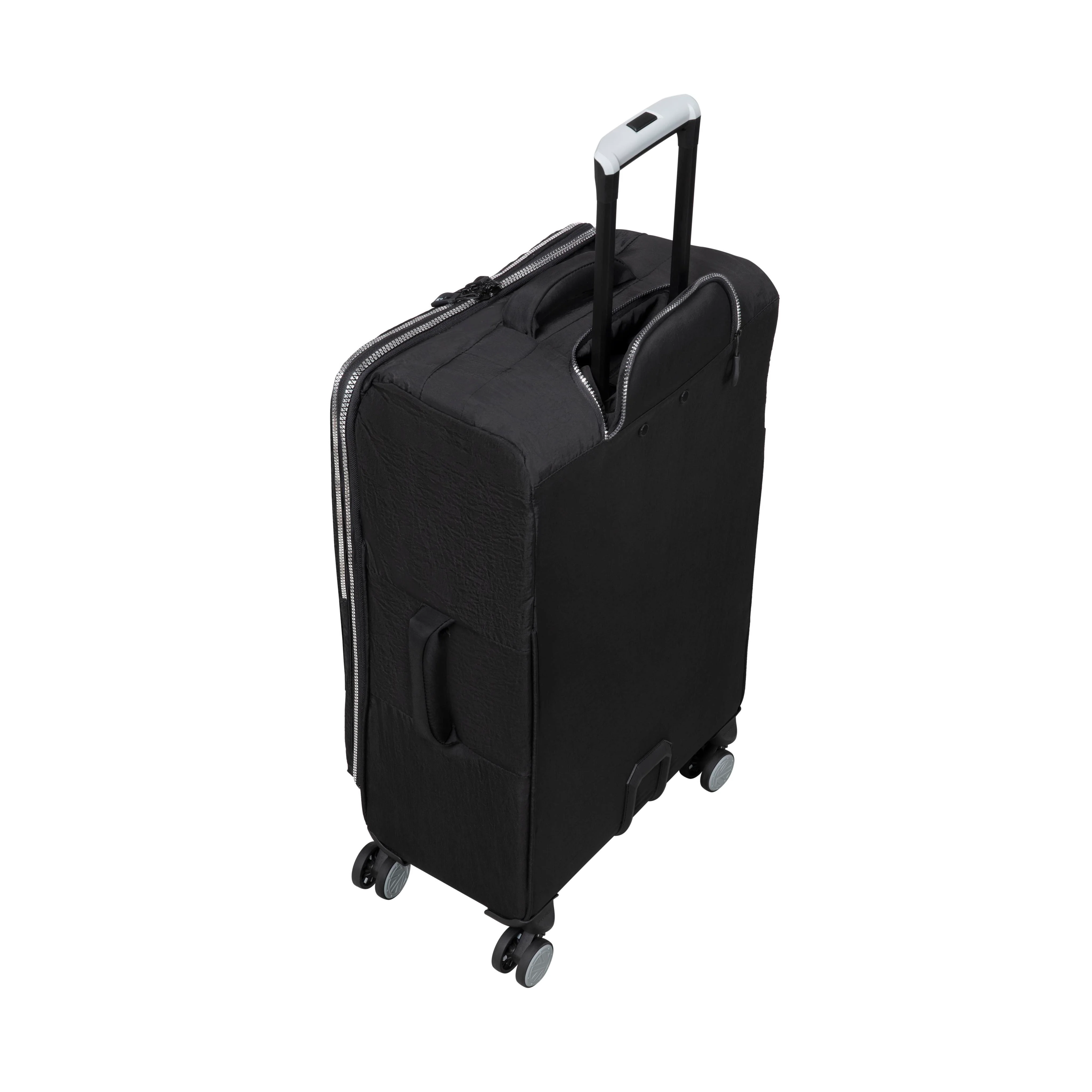 BRITBAG Ashdon 28" Softside Checked 8 Wheel Spinner (Black) - Image 3