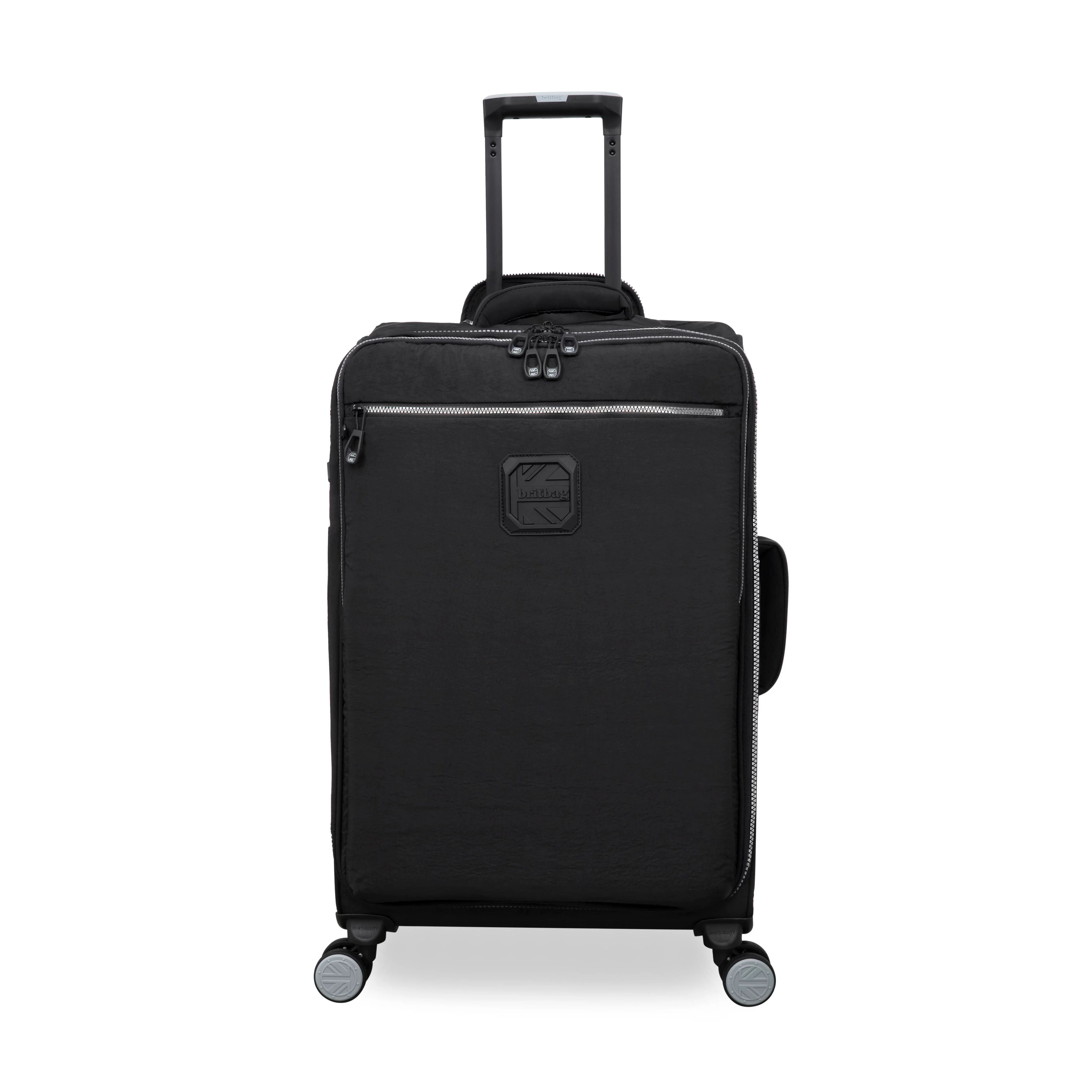 BRITBAG Ashdon 3 Piece Softside 8 Wheel Spinner Set (Black） - Image 8