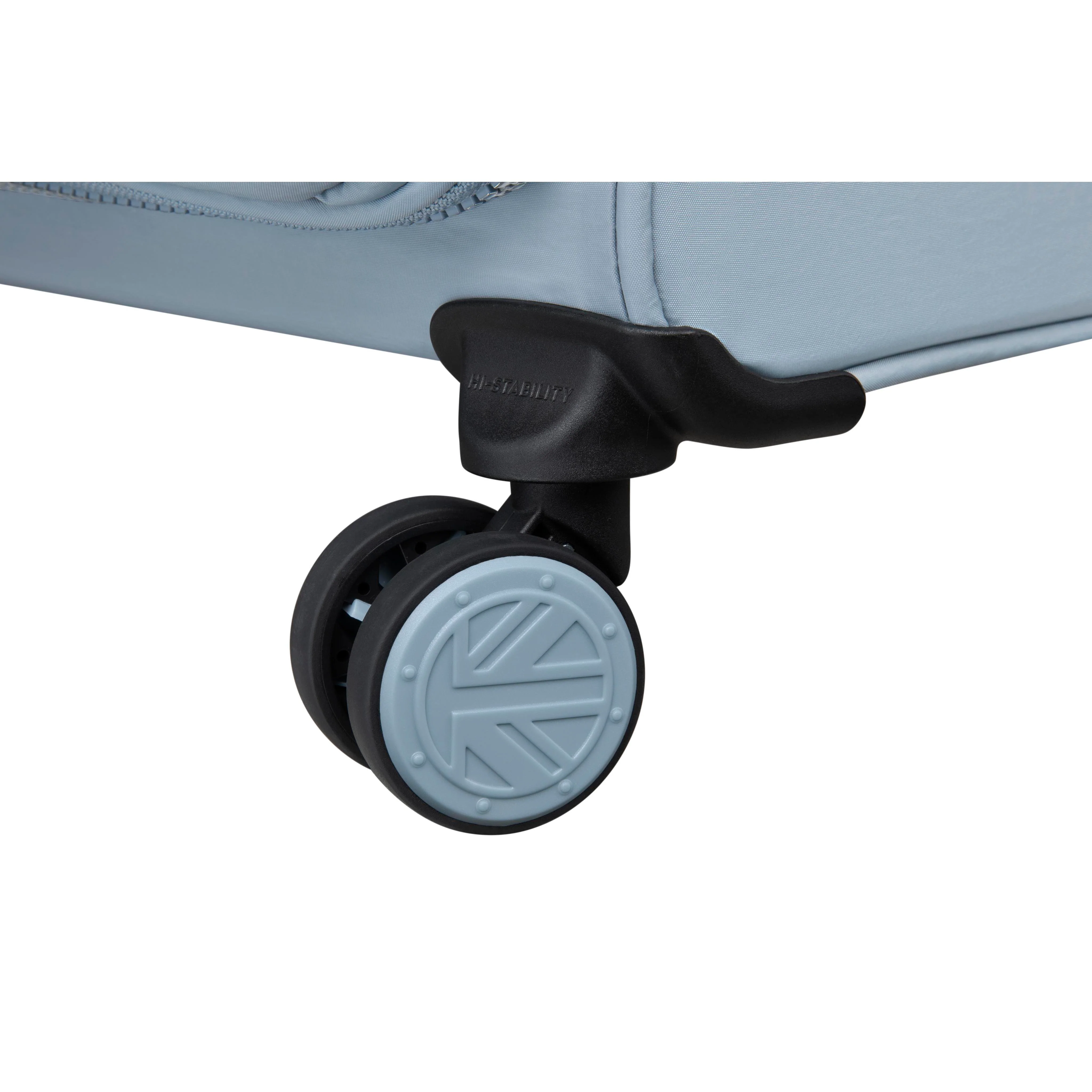 BRITBAG Ashdon 3 Piece Softside 8 Wheel Spinner Set (Light Blue) - Image 16