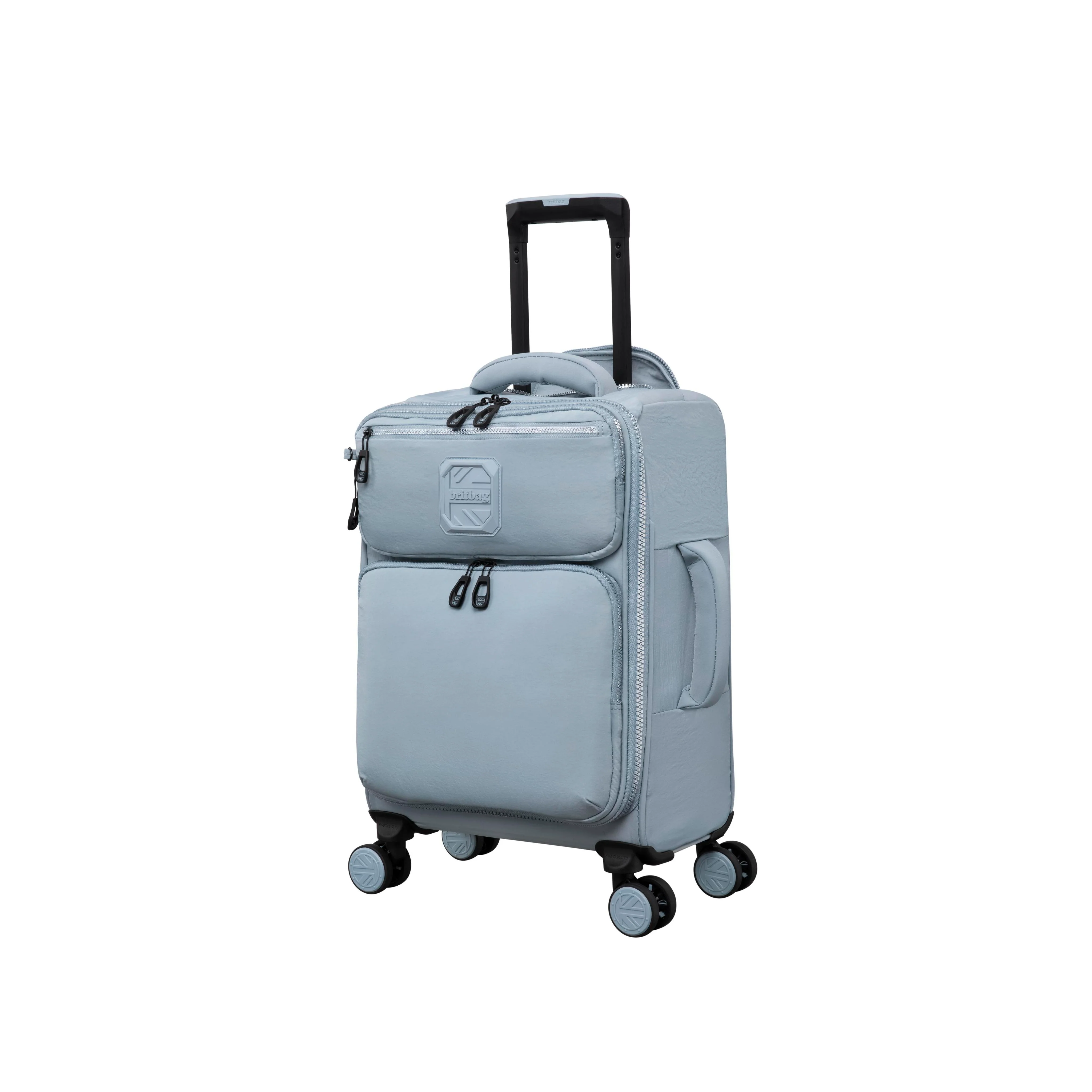 BRITBAG Ashdon 3 Piece Softside 8 Wheel Spinner Set (Light Blue) - Image 6