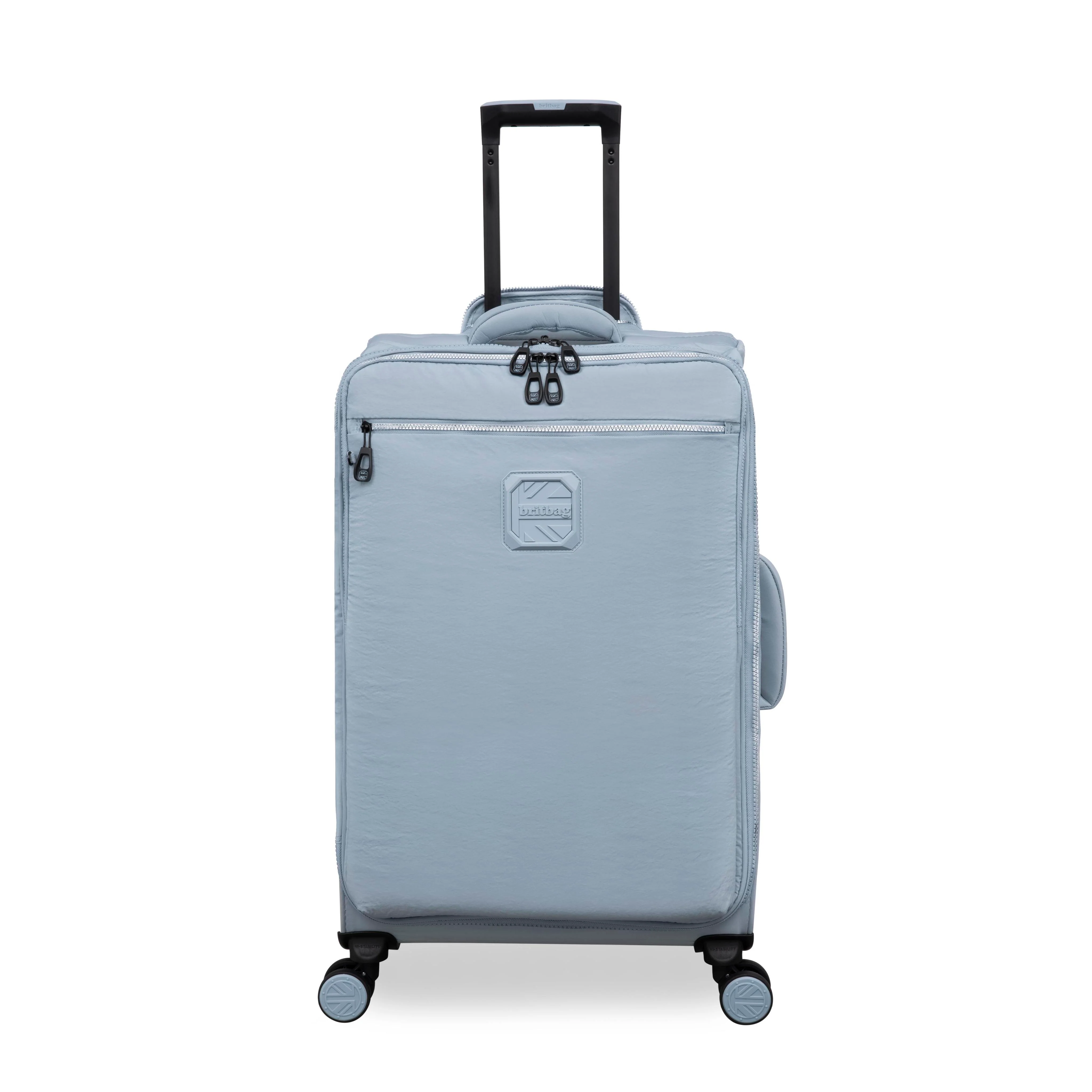 BRITBAG Ashdon 3 Piece Softside 8 Wheel Spinner Set (Light Blue) - Image 8