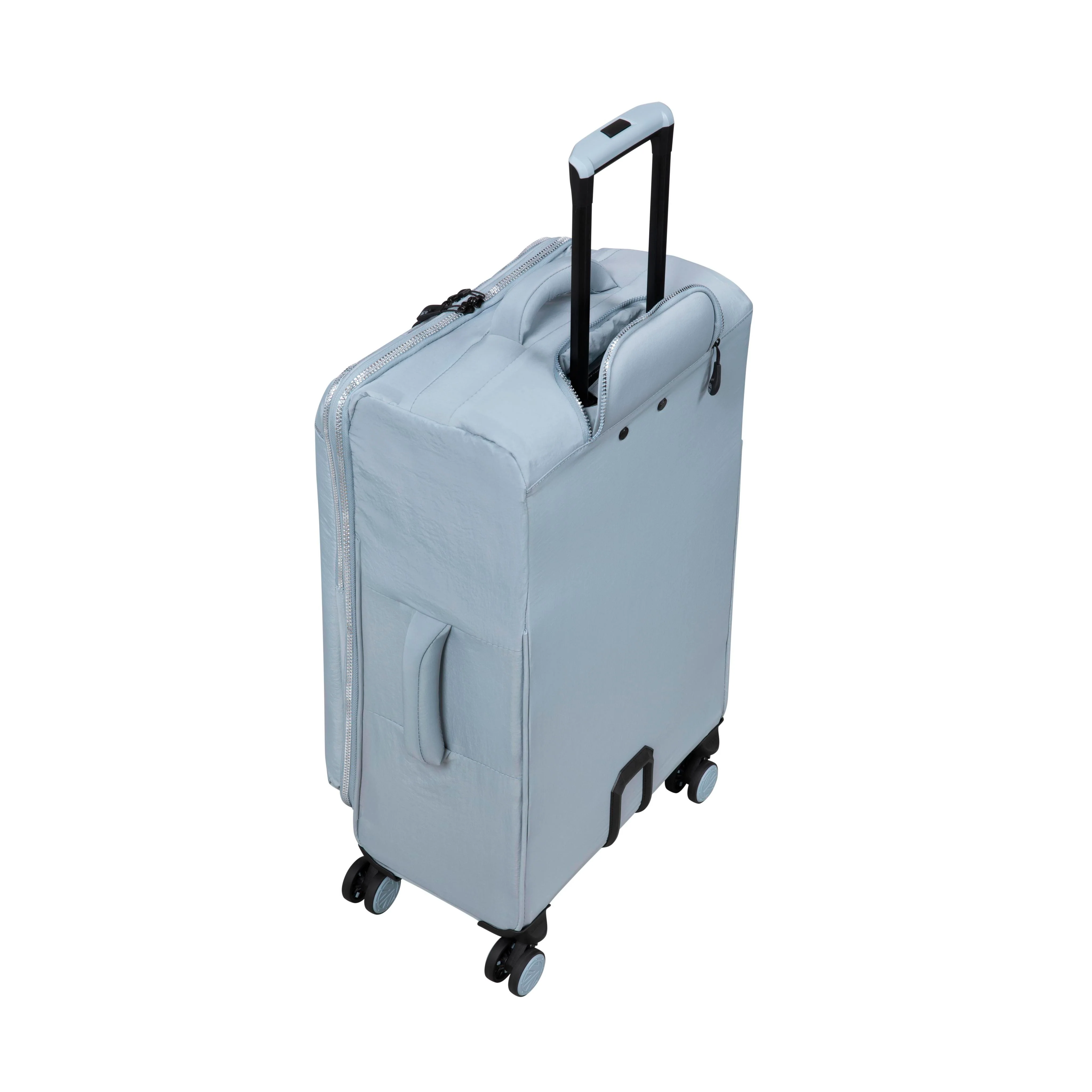 BRITBAG Ashdon 32" Softside Checked 8 Wheel Spinner (Light Blue) - Image 3