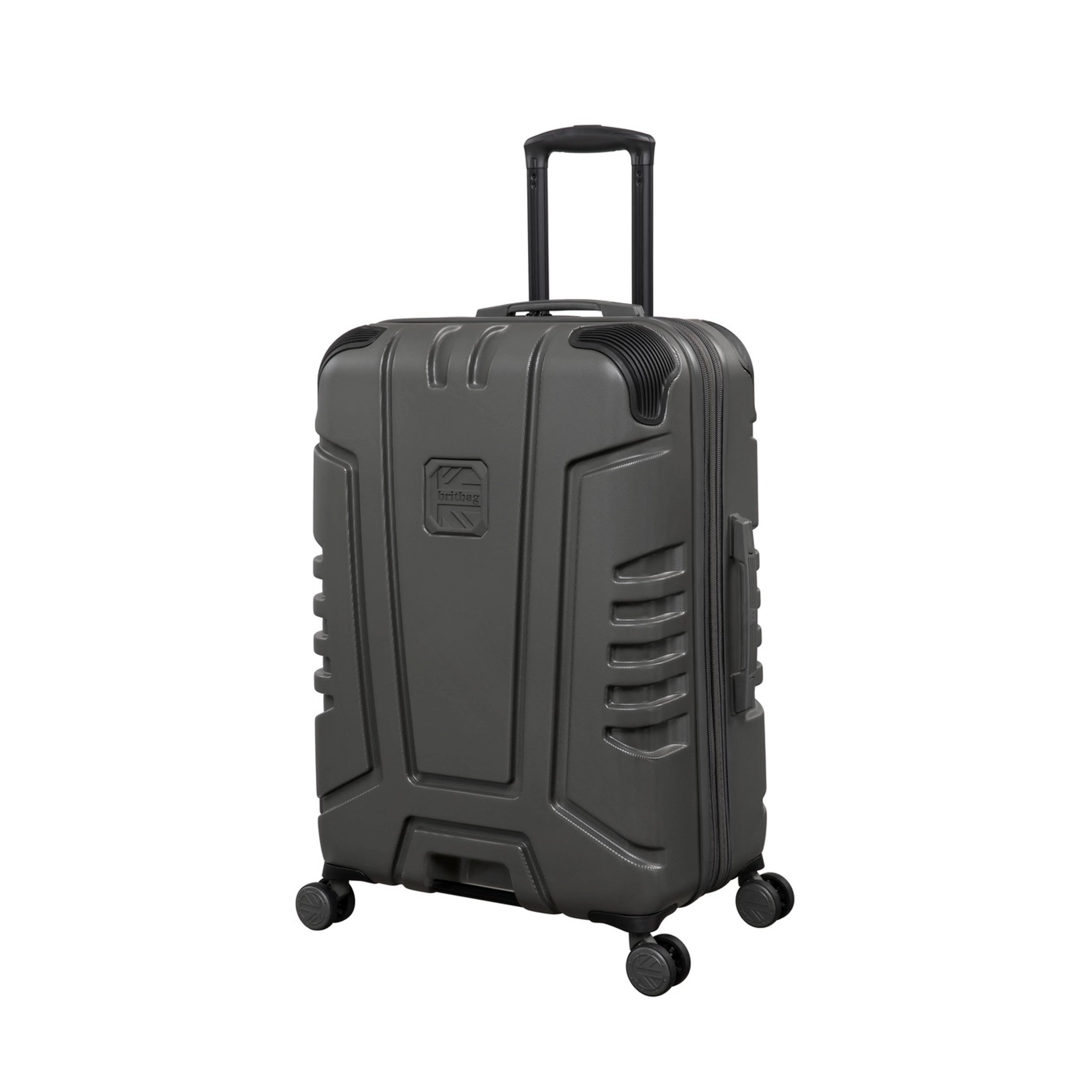 BRITBAG Cherokee II 3 Piece Hardside 8 Wheel Expandable Spinner Set (Dark Grey) - Image 3