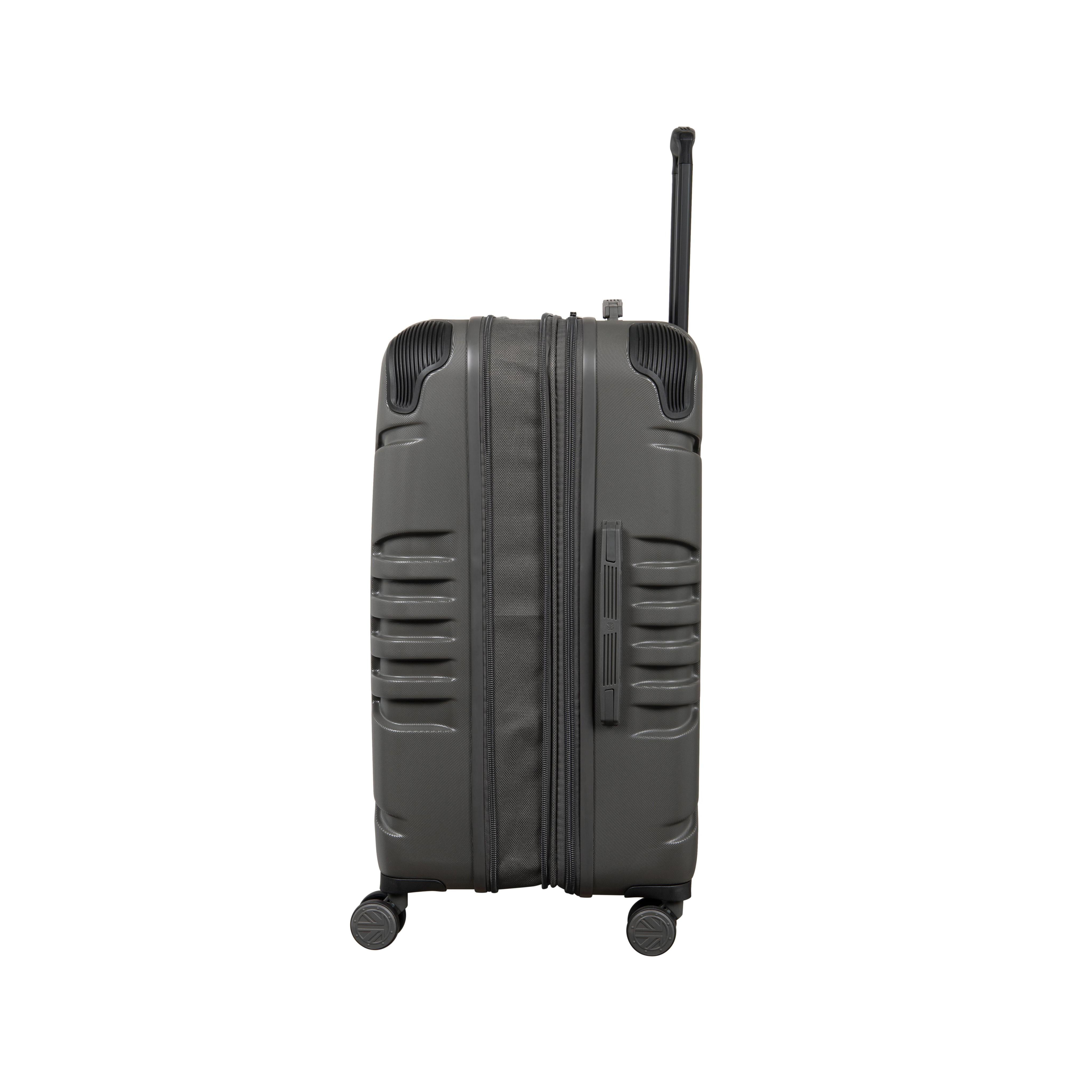 BRITBAG Cherokee II 3 Piece Hardside 8 Wheel Expandable Spinner Set (Dark Grey) - Image 6