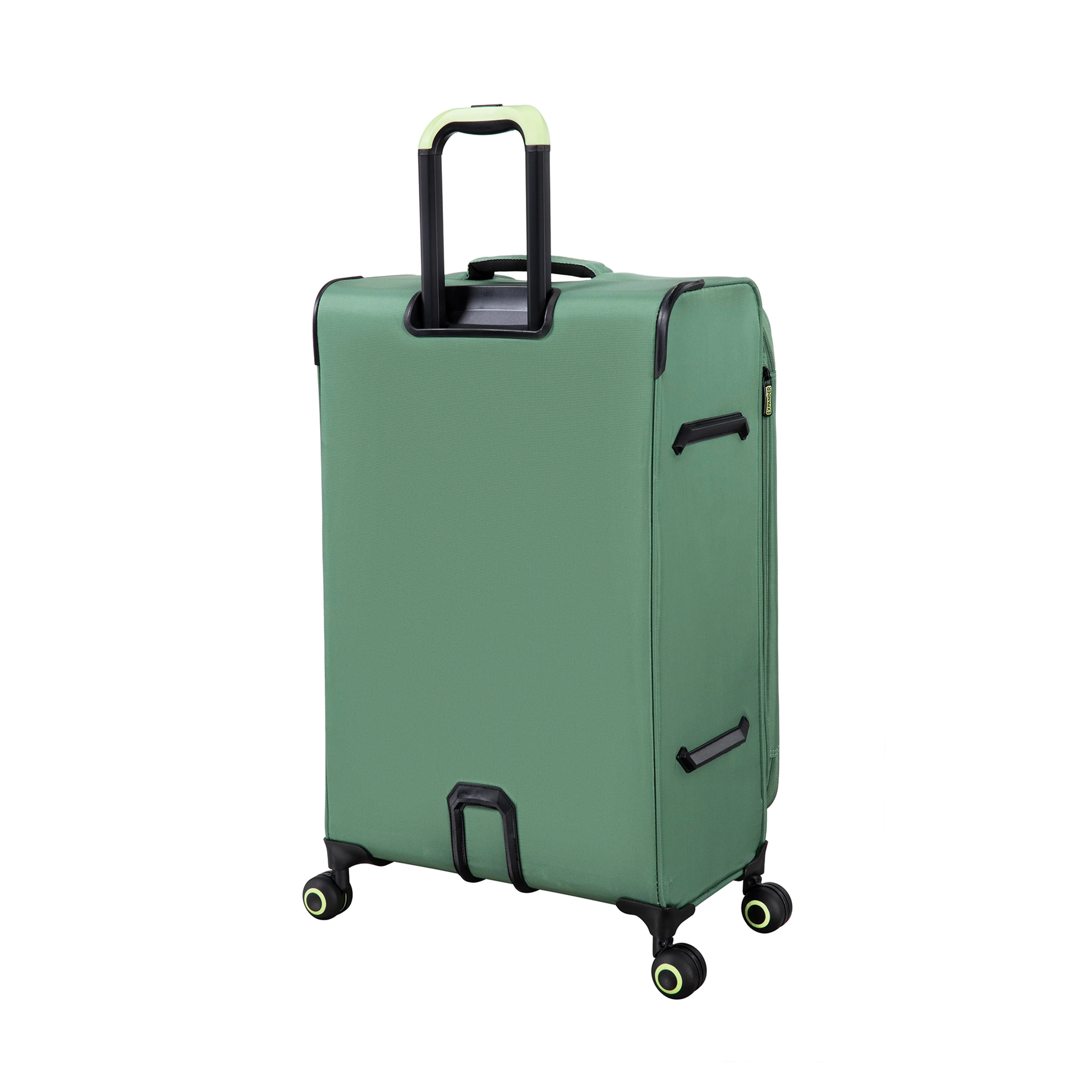 CLOSEOUT - Circulator 28" Softside Checked 8 Wheel Expandable Spinner (Hedge Green) - Image 4