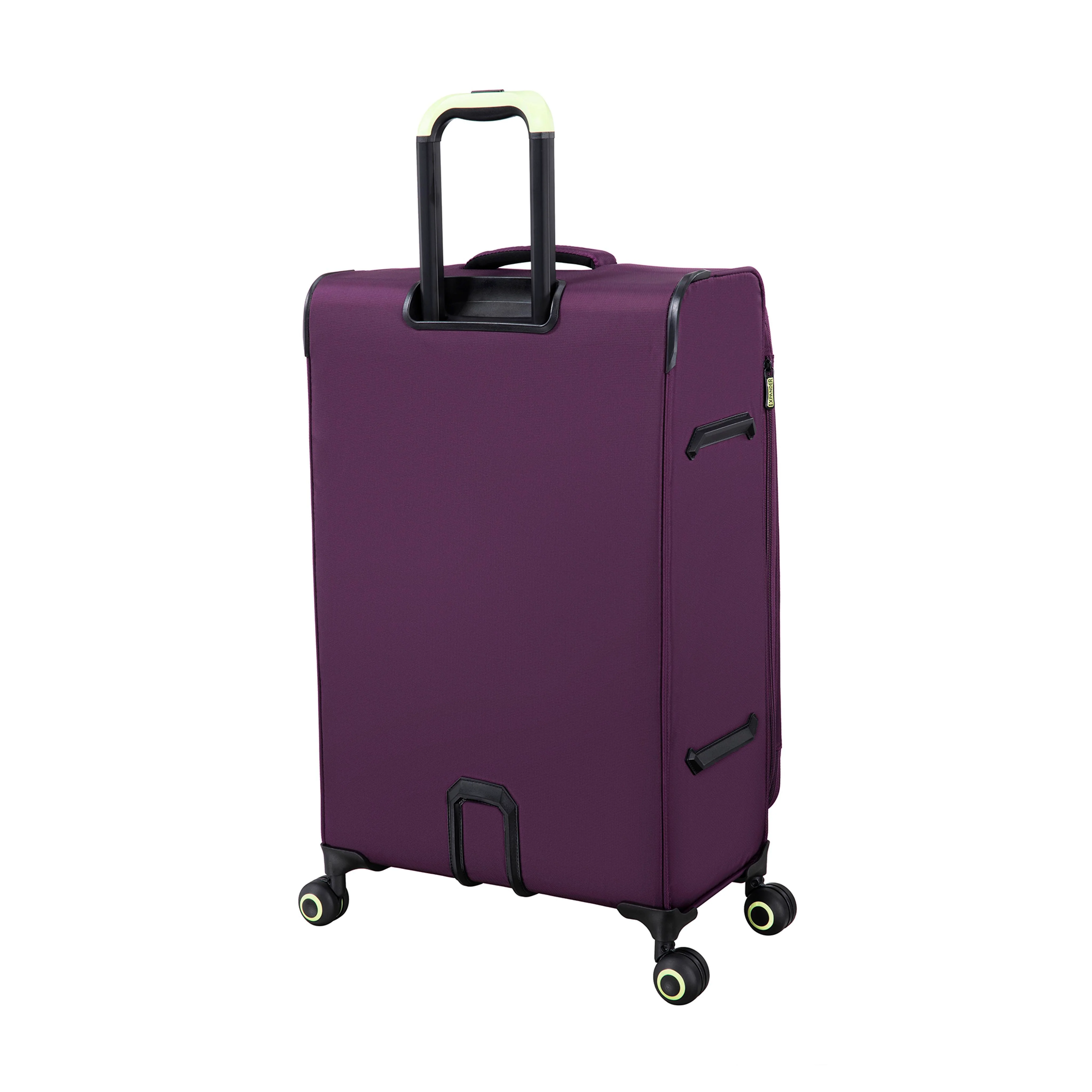 CLOSEOUT - Circulator 28" Softside Checked 8 Wheel Expandable Spinner (Italian Plum) - Image 4