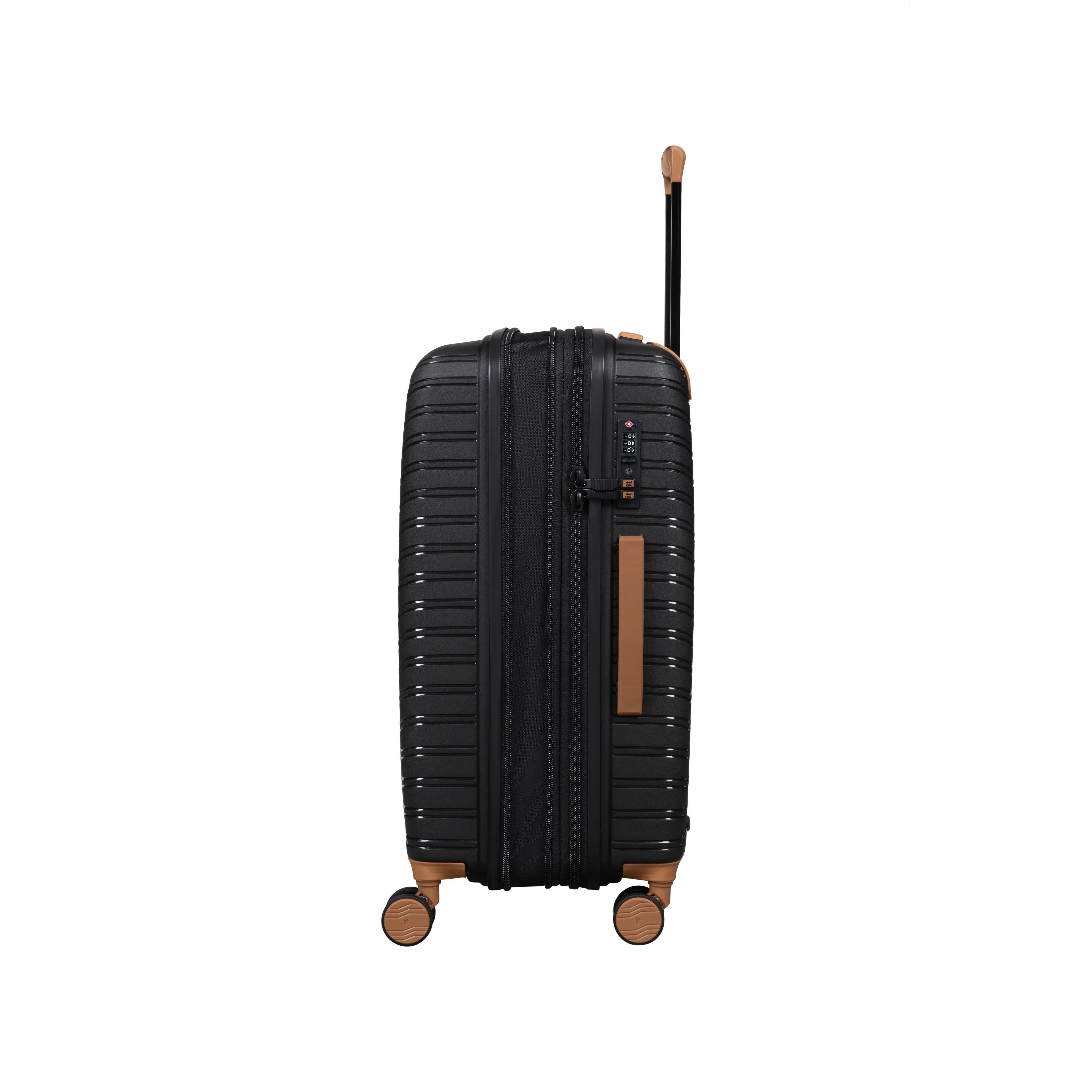 Continuous 22" Hardside Carry-On 8 Wheel Expandable Spinner (Black) - Image 5