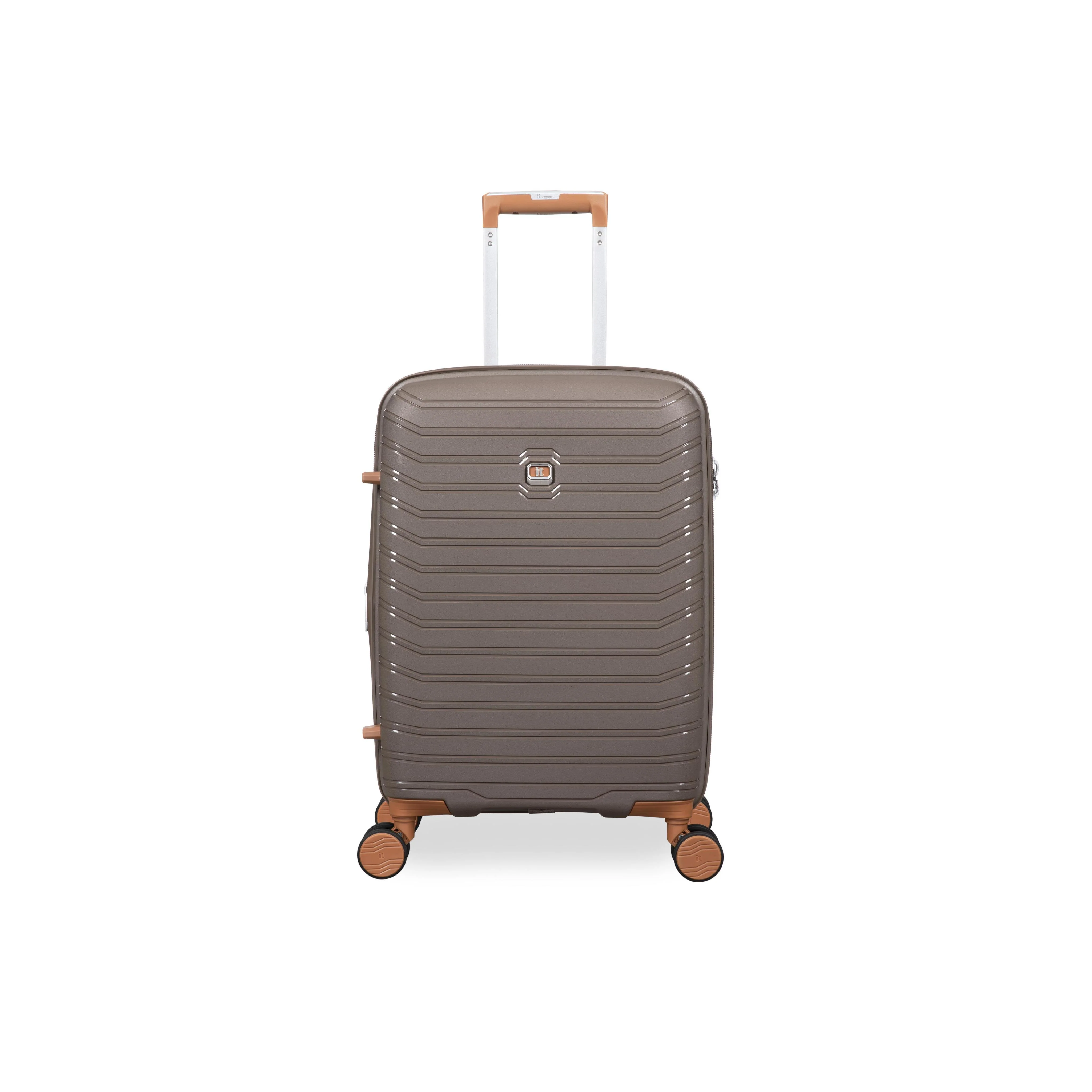 Continuous 22" Hardside Carry-On 8 Wheel Expandable Spinner (Coffee Quartz) - Image 2
