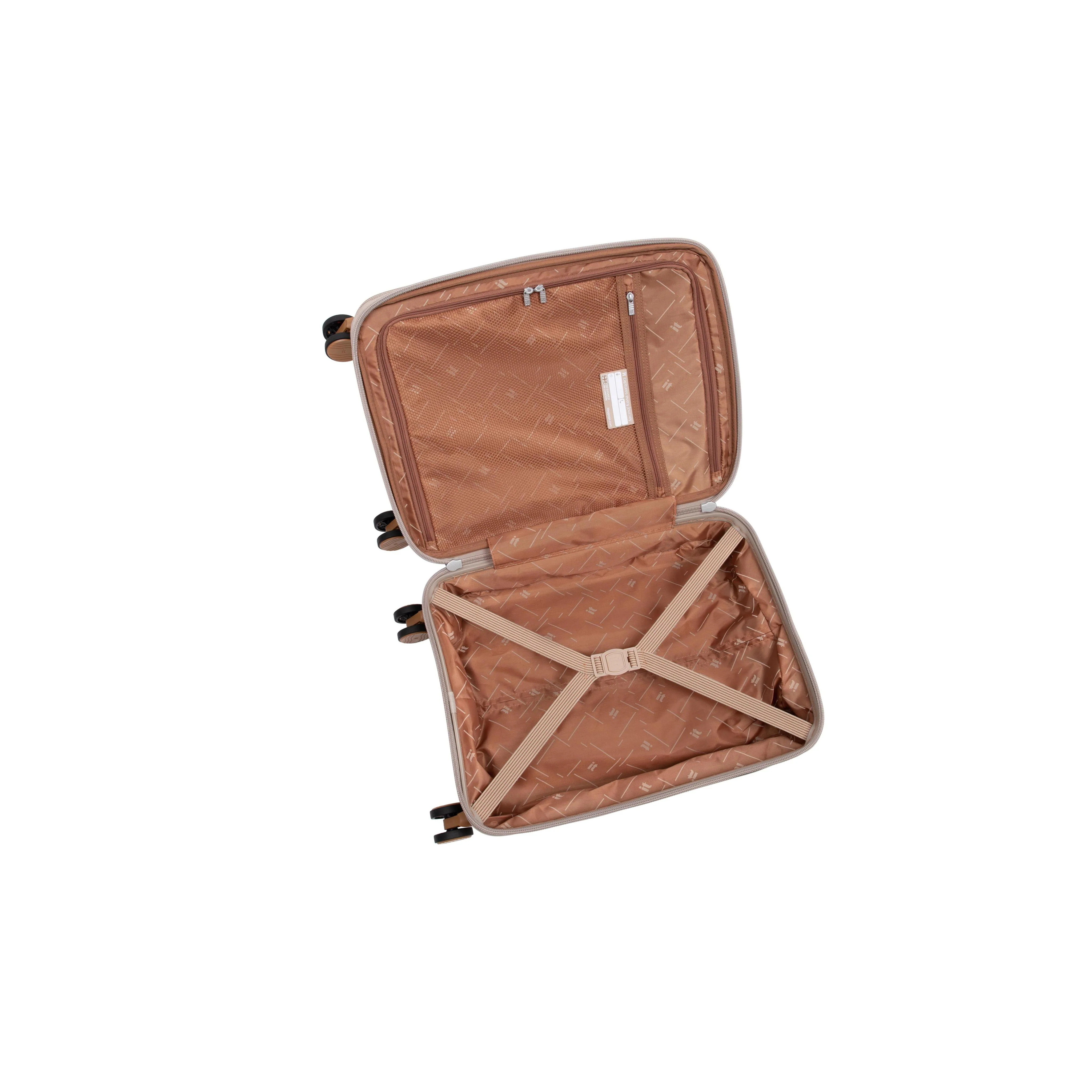 Continuous 22" Hardside Carry-On 8 Wheel Expandable Spinner (Crockery) - Image 7