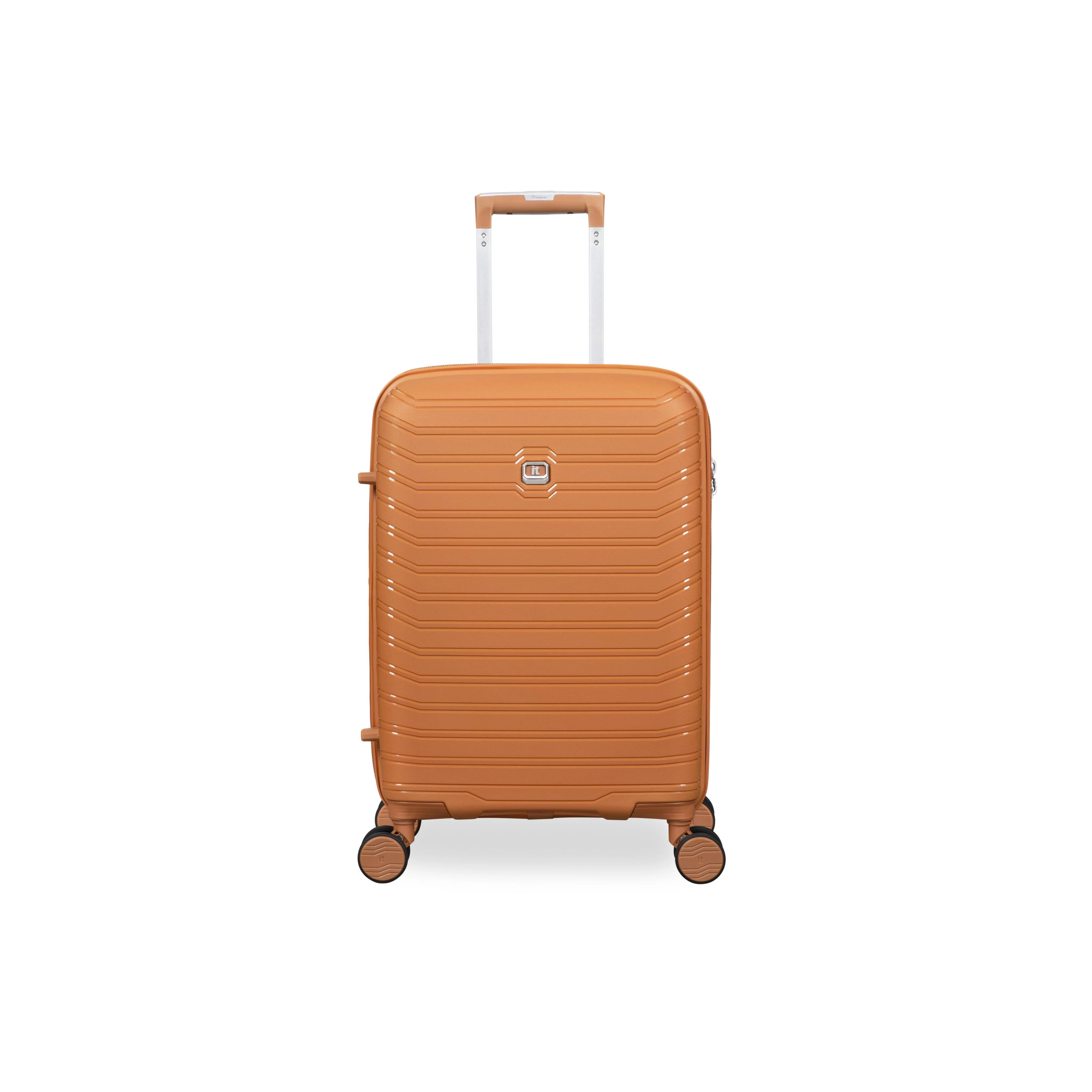 Continuous 22" Hardside Carry-On 8 Wheel Expandable Spinner (Pumpkin Spice) - Image 2