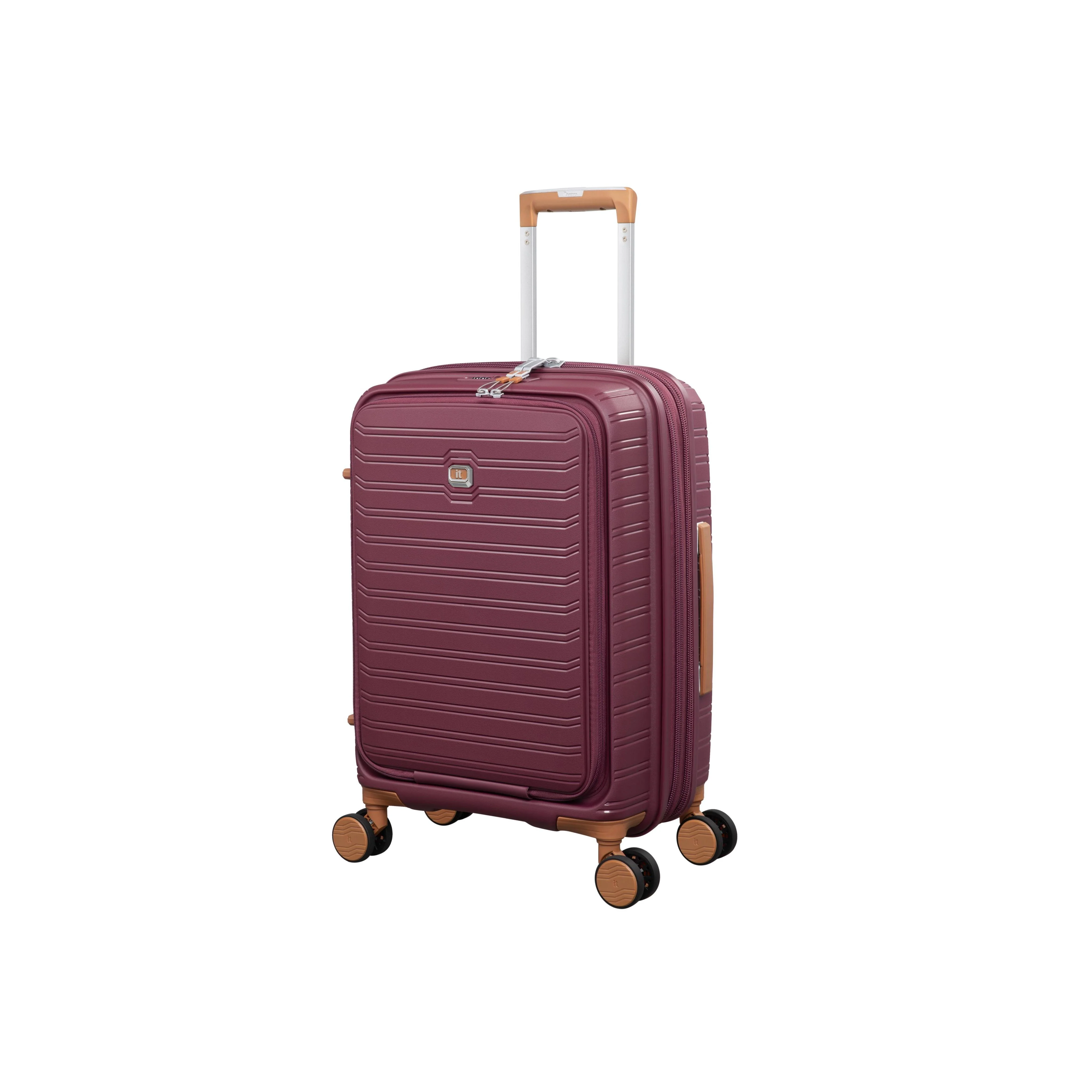 Continuous 22" Hardside Carry-On 8 Wheel Expandable Spinner with Hard Pocket (French Port)