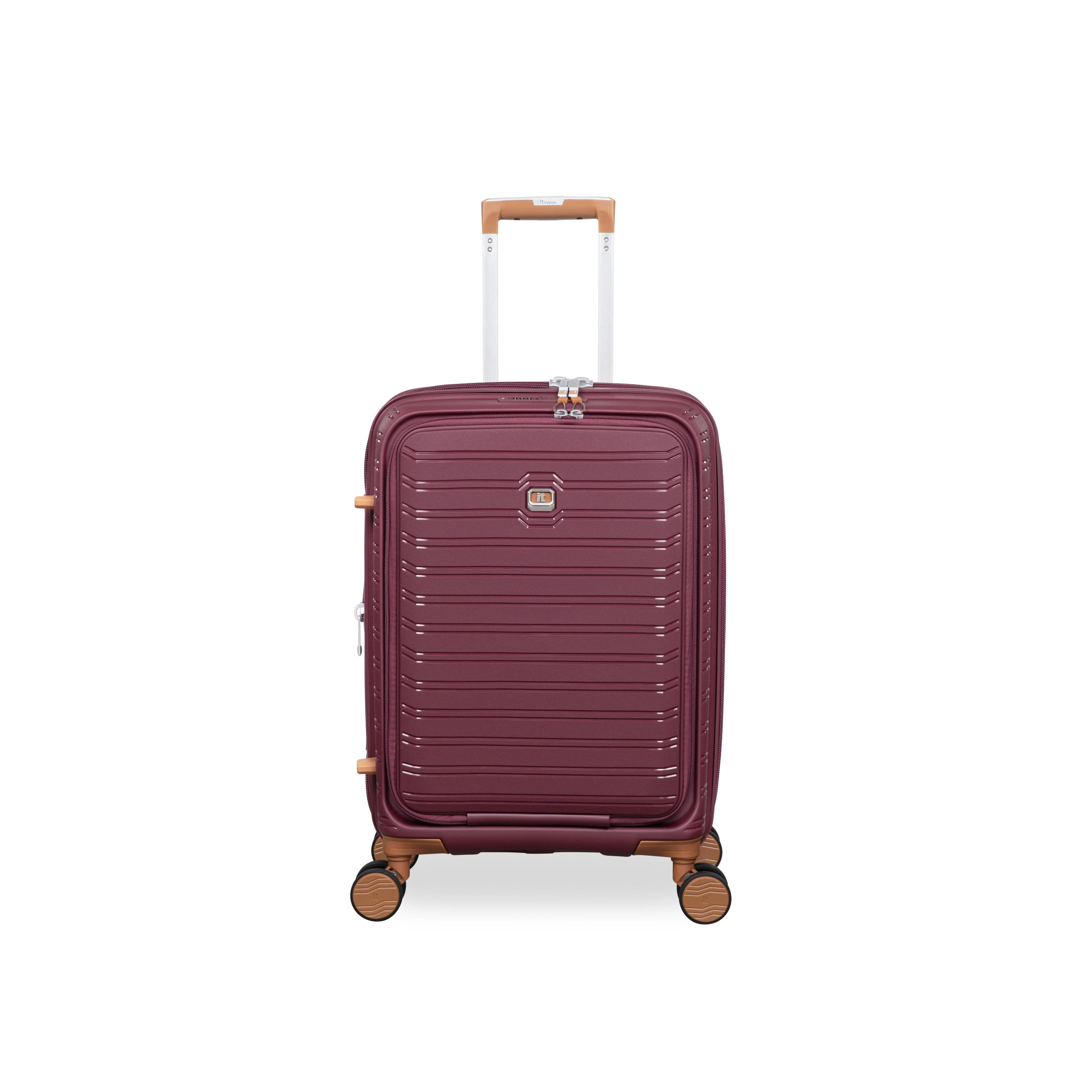 Continuous 22" Hardside Carry-On 8 Wheel Expandable Spinner with Hard Pocket (French Port) - Image 2