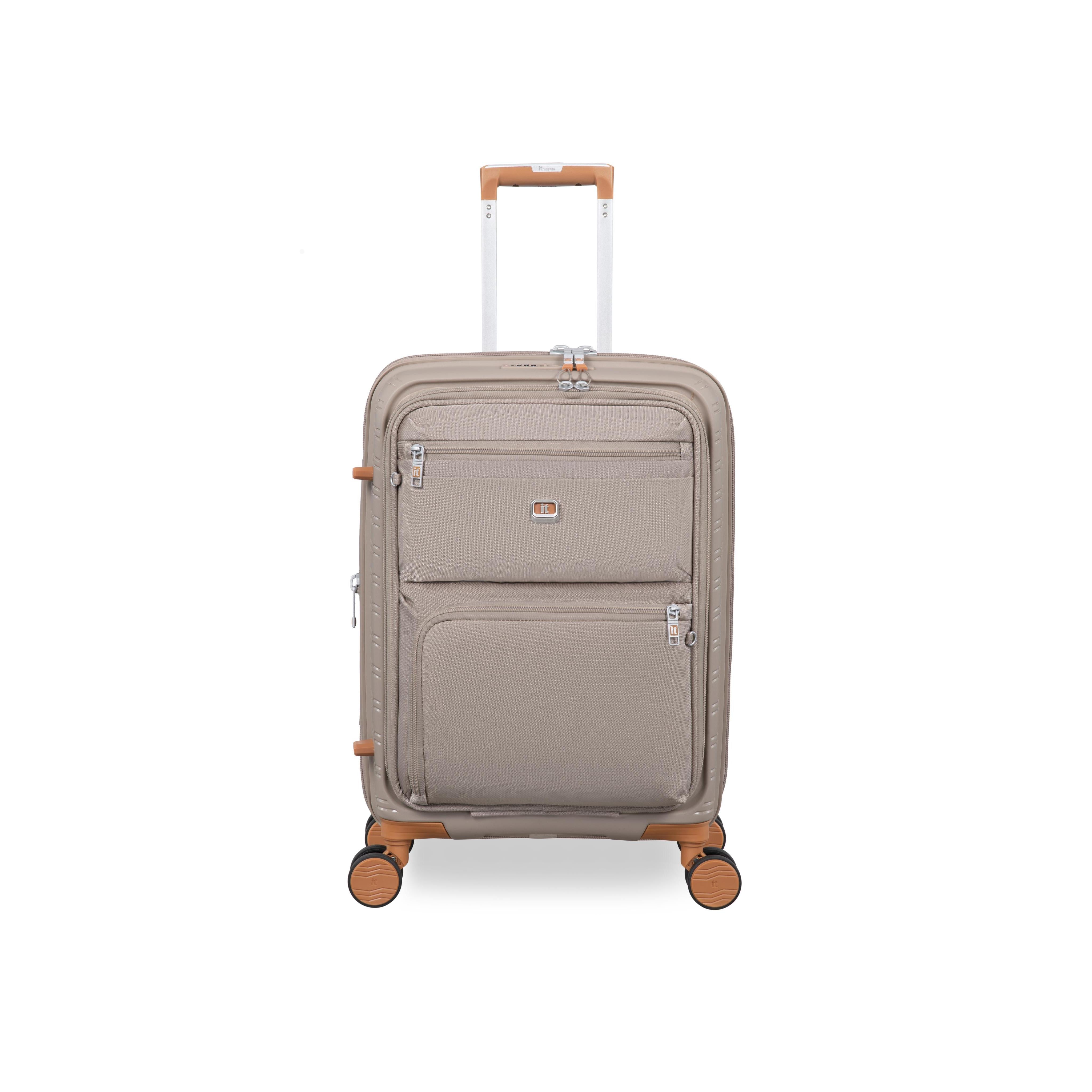 Continuous 22" Hardside Carry-On 8 Wheel Expandable Spinner with Soft Pocket (Crockery) - Image 2