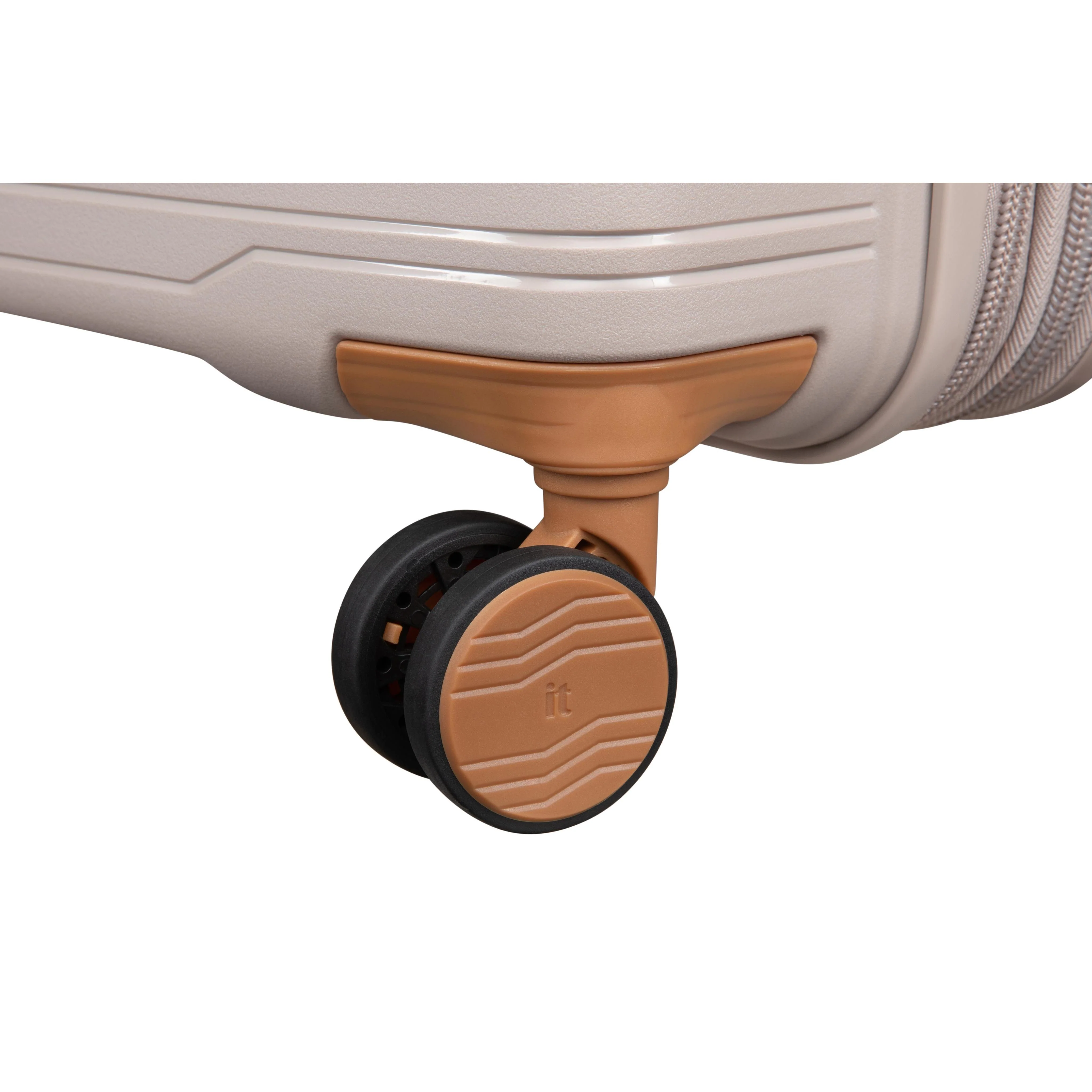 Continuous 26" Hardside Checked 8 Wheel Expandable Spinner (Crockery) - Image 8