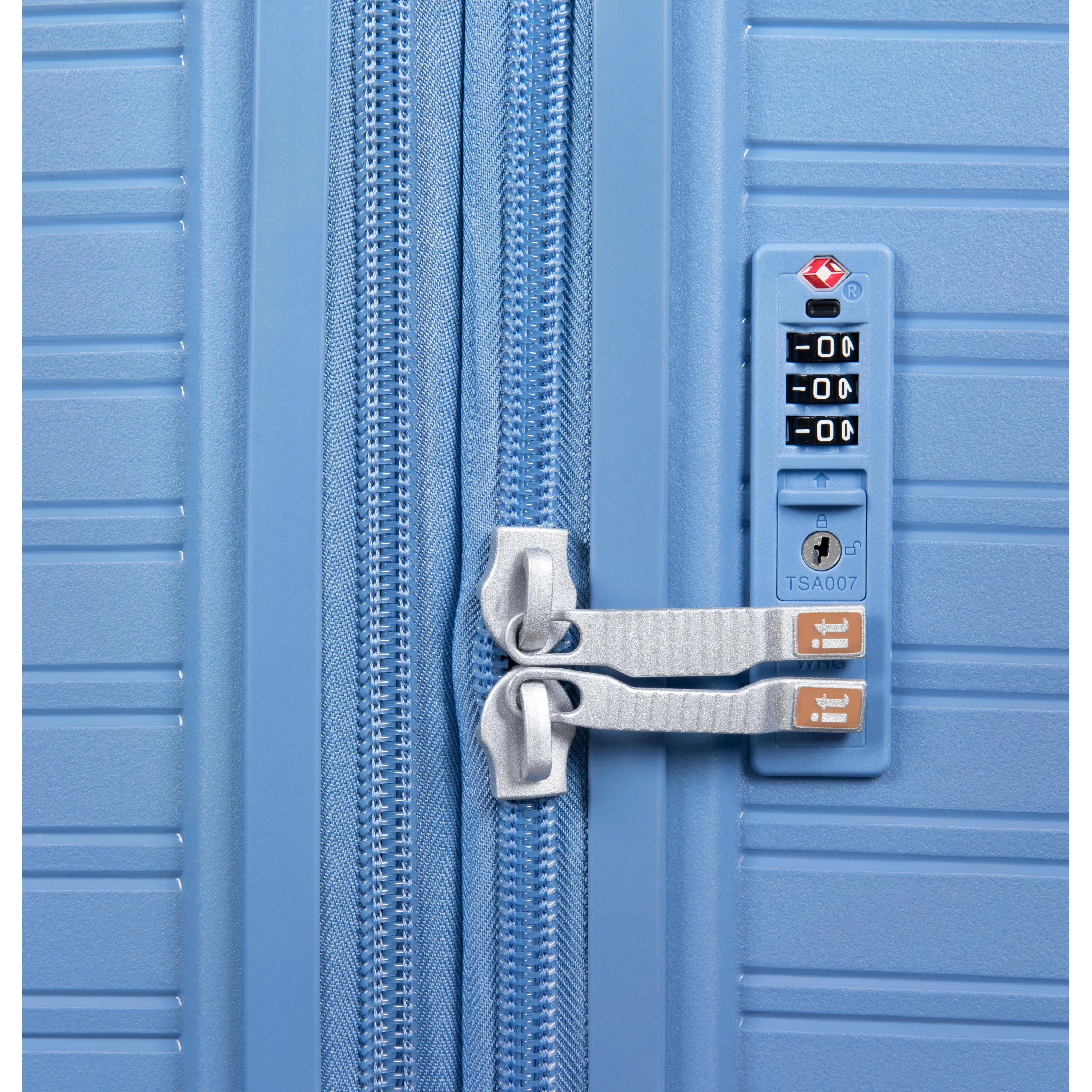 Continuous 26" Hardside Checked 8 Wheel Expandable Spinner (Quiet Harbour) - Image 6