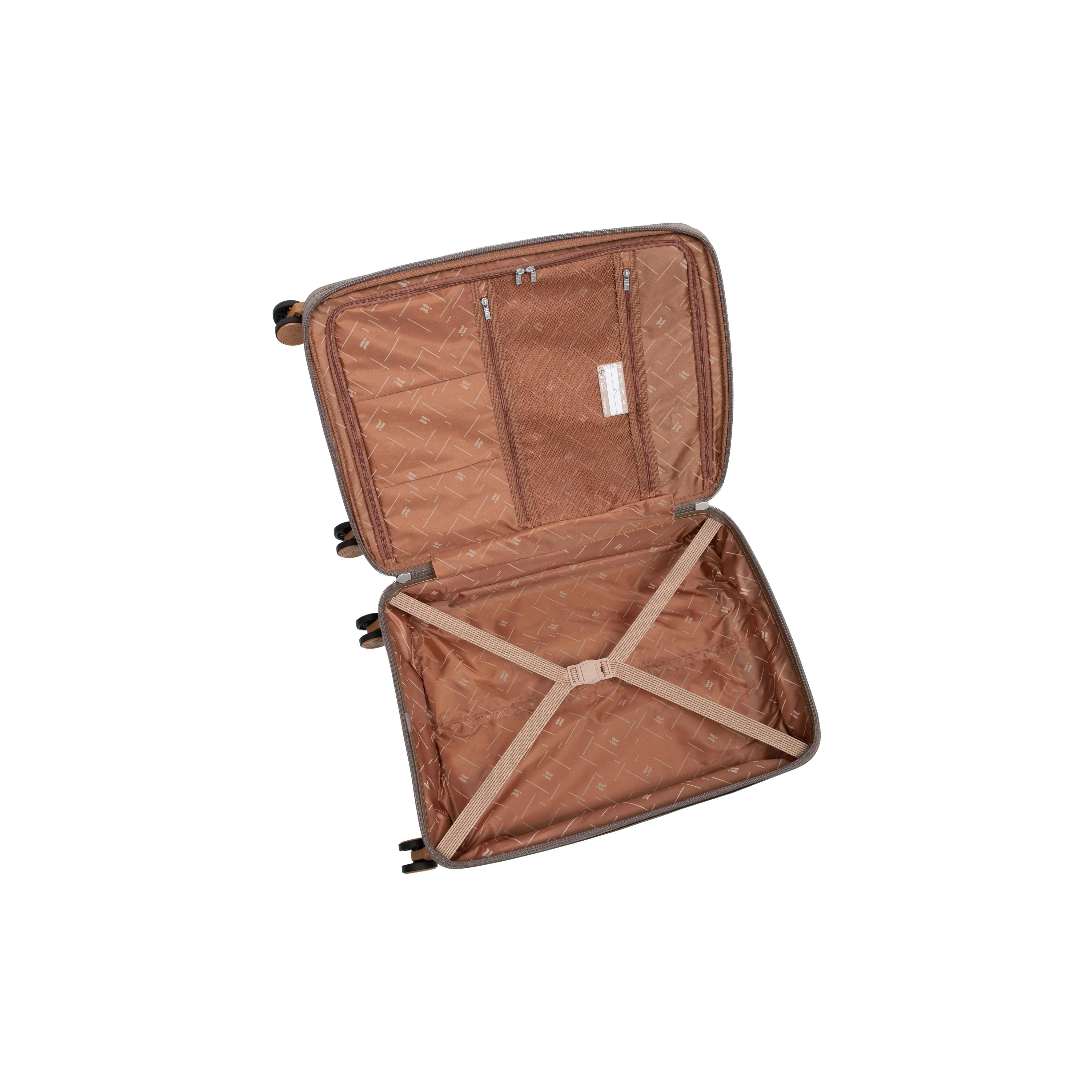 Continuous 30" Hardside Checked 8 Wheel Expandable Spinner (Coffee Quartz) - Image 7