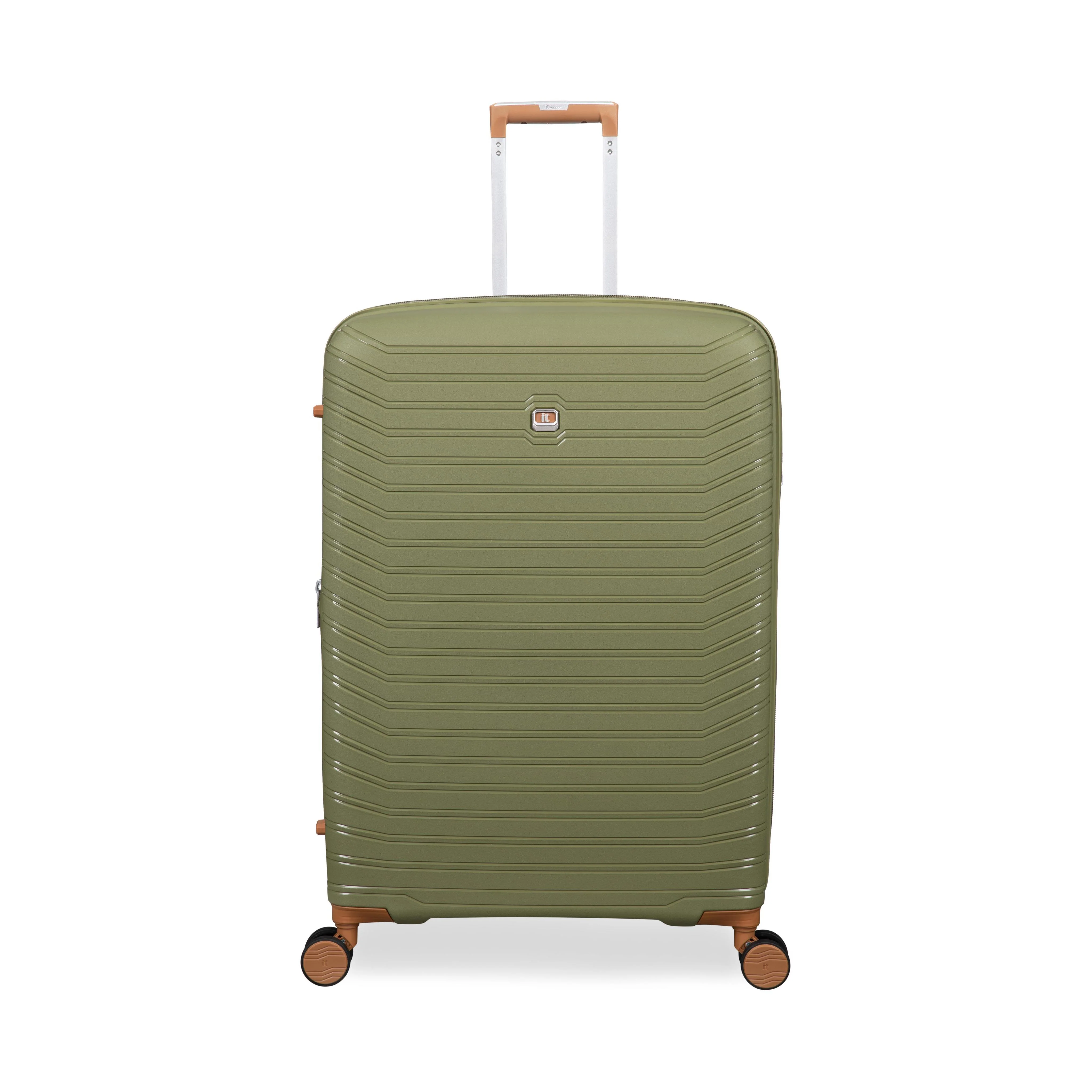 Continuous 30" Hardside Checked 8 Wheel Expandable Spinner (Olive Drab) - Image 2