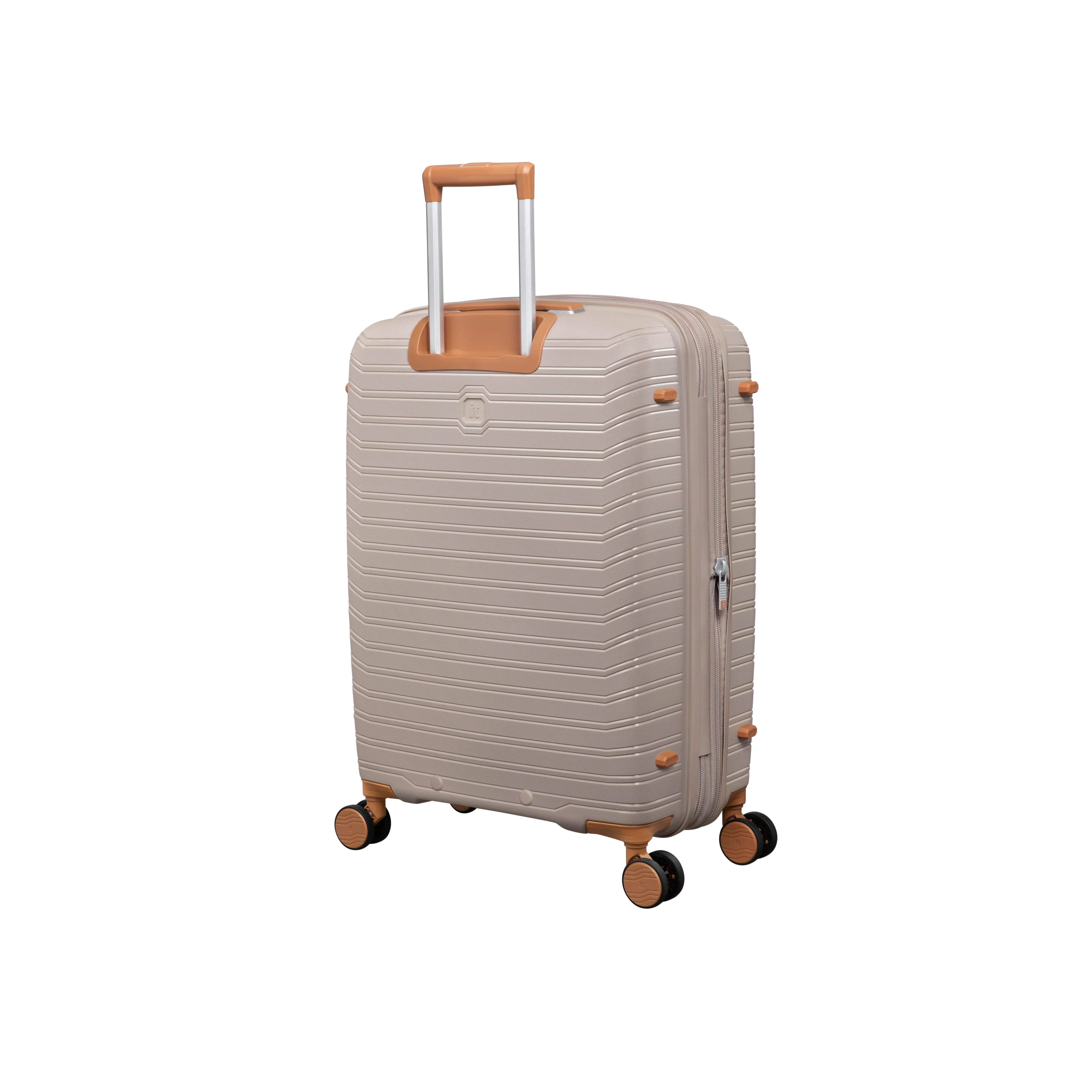 Continuous 34" Hardside Checked 8 Wheel Expandable Spinner (Crockery) - Image 3