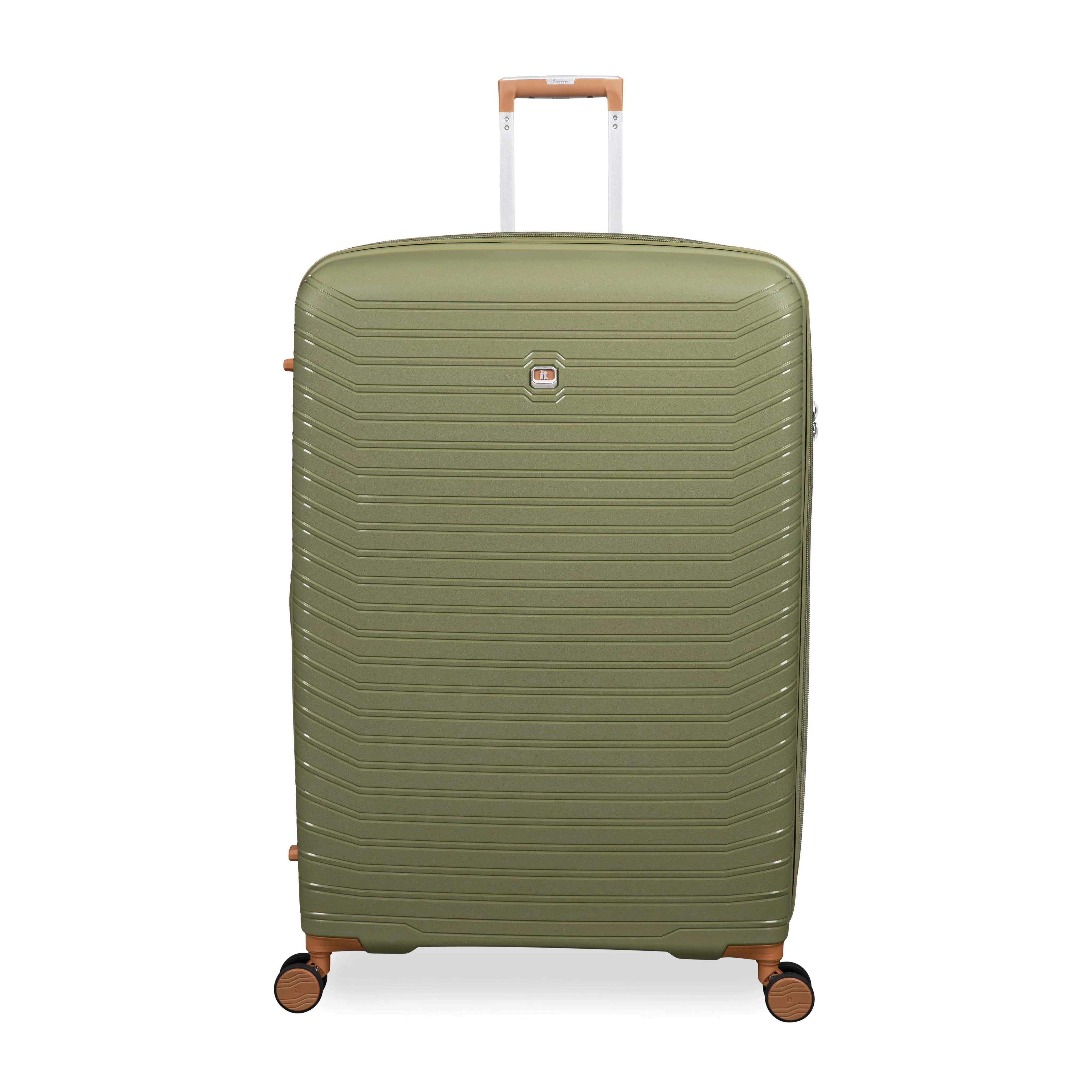 Continuous 34" Hardside Checked 8 Wheel Expandable Spinner (Olive Drab) - Image 2