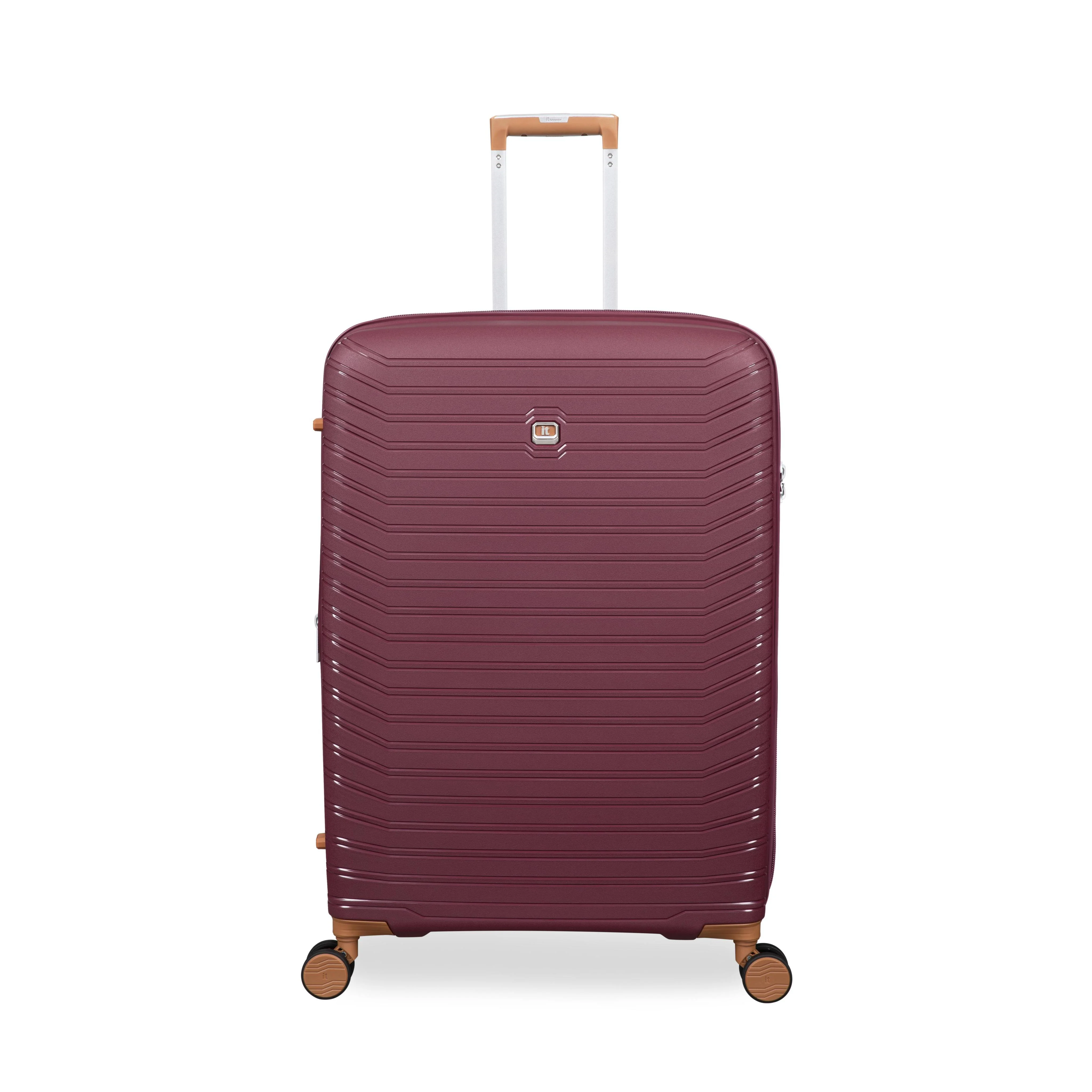 Continuous 4 Piece Hardside Expandable 8 Wheel Spinner Luggage Set with Soft-Pocket Carry-On (French Port) - Image 10