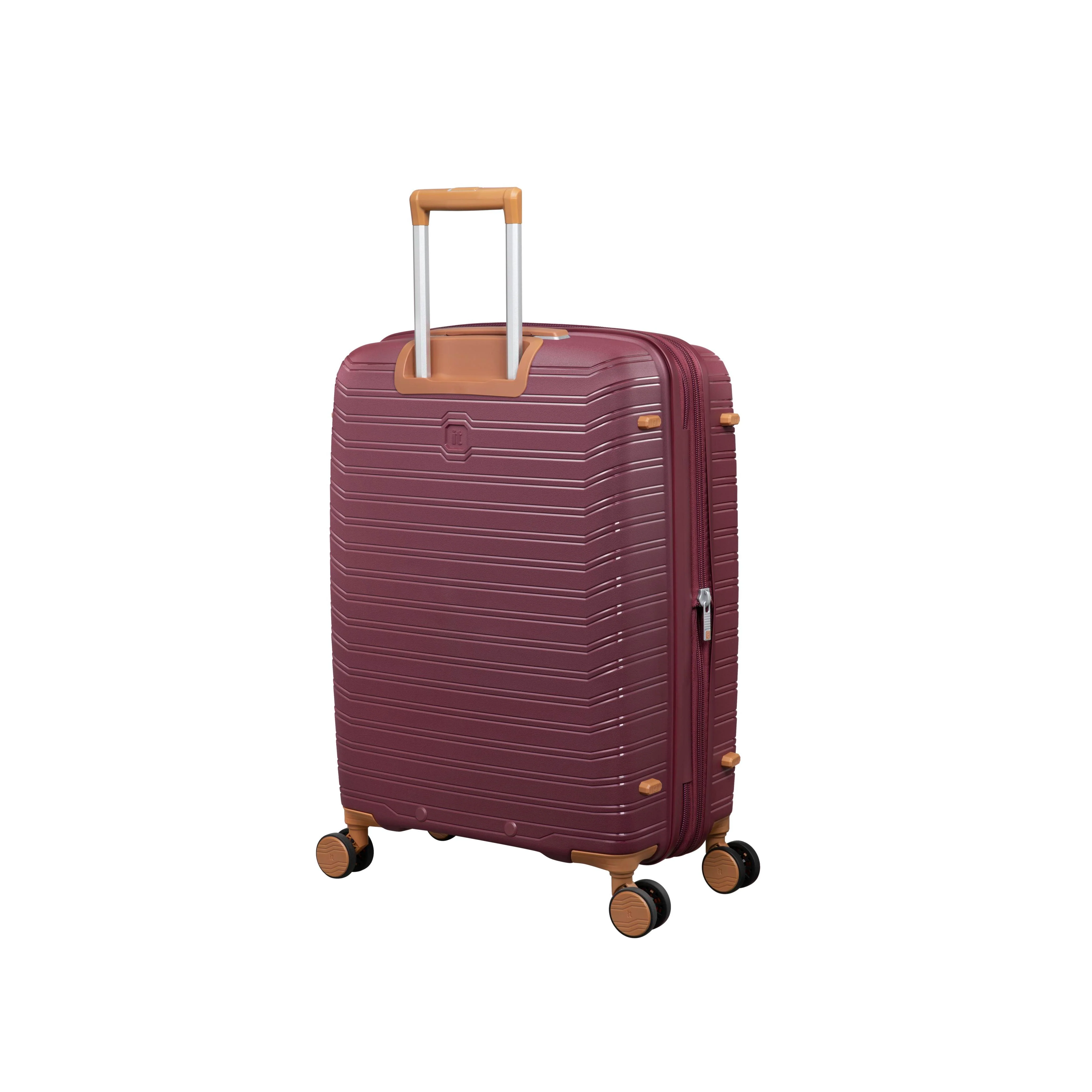 Continuous 4 Piece Hardside Expandable 8 Wheel Spinner Luggage Set with Soft-Pocket Carry-On (French Port) - Image 12