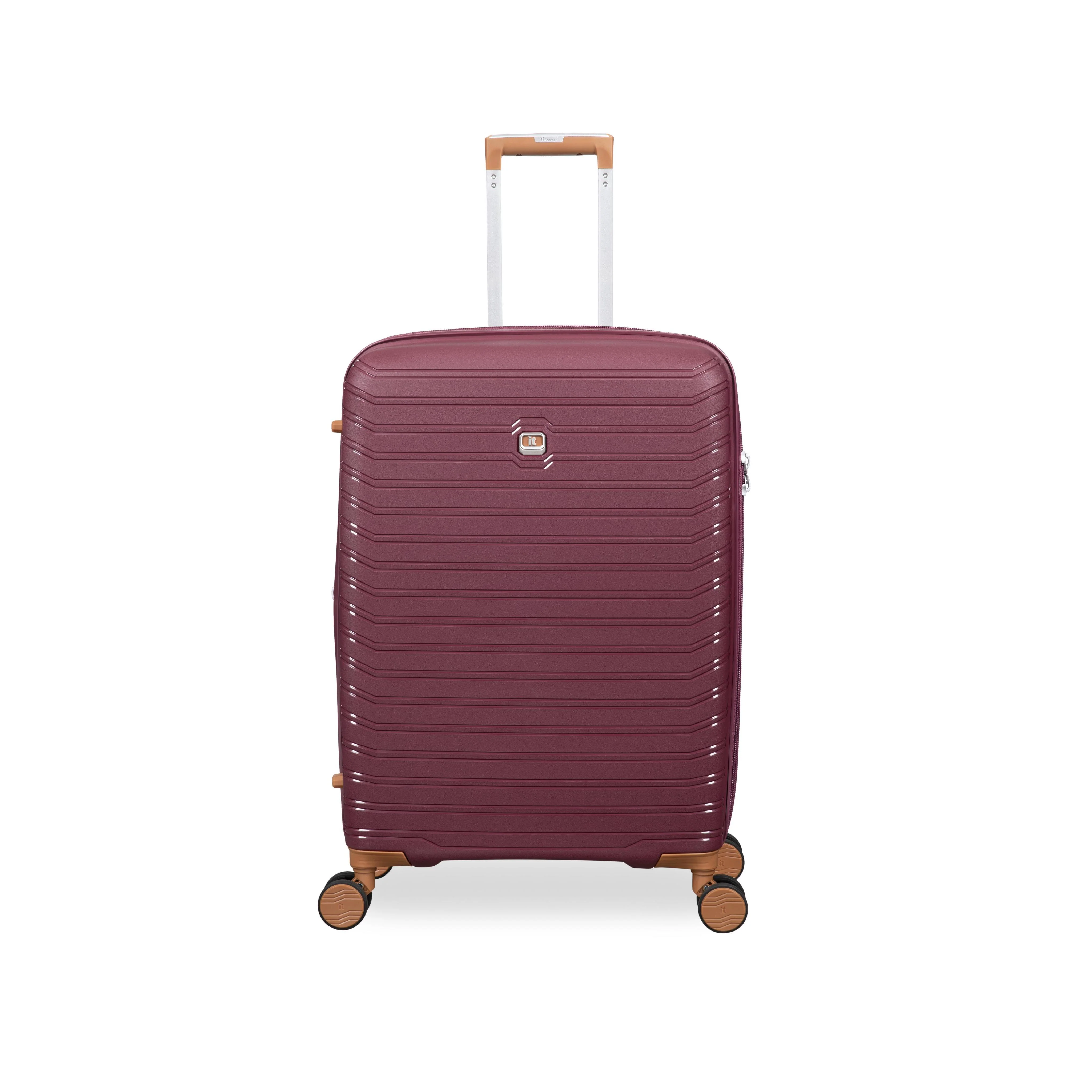 Continuous 4 Piece Hardside Expandable 8 Wheel Spinner Luggage Set with Soft-Pocket Carry-On (French Port) - Image 9