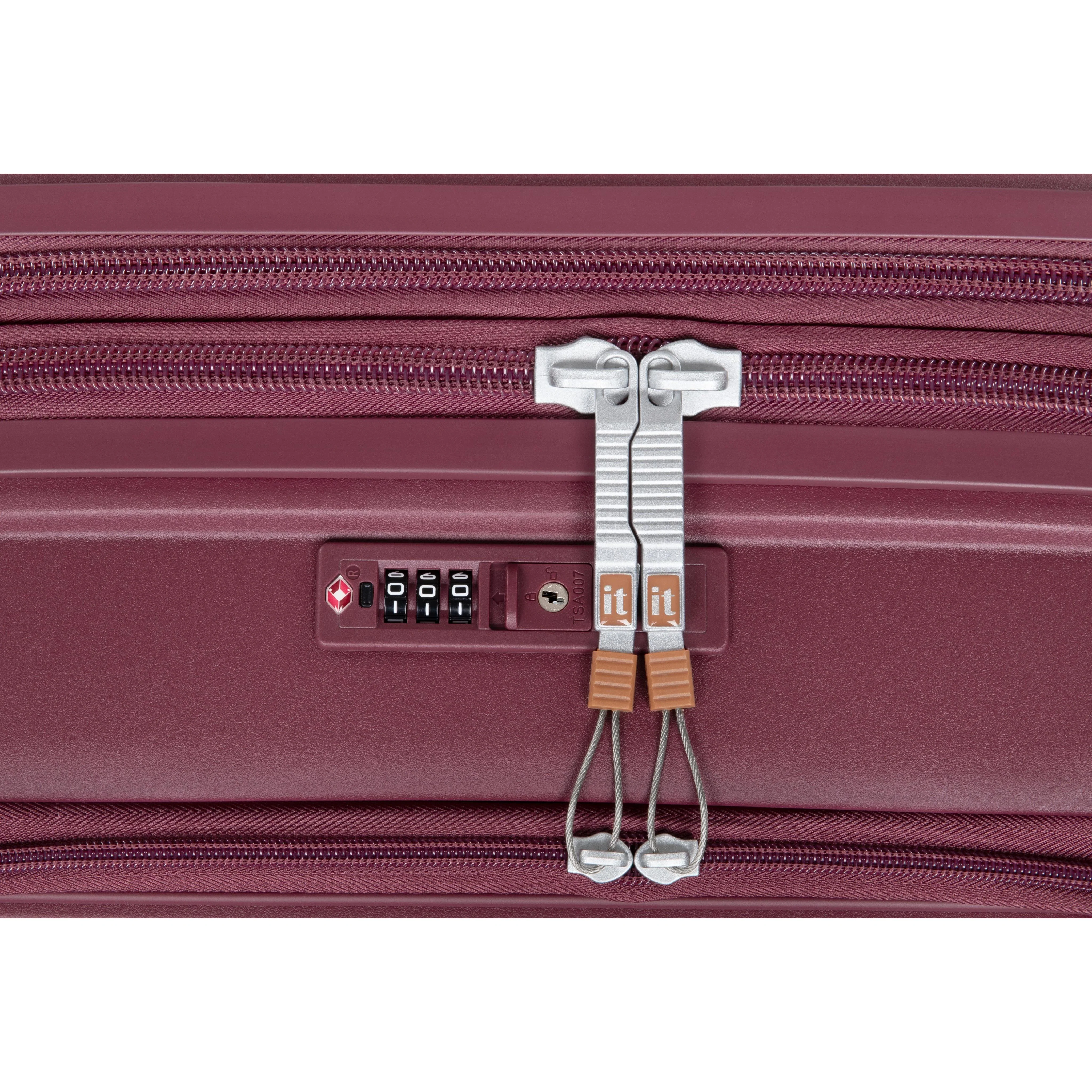 Continuous 4 Piece Hardside Expandable 8 Wheel Spinner Luggage Set with Hard-Pocket Carry-On (French Port) - Image 18