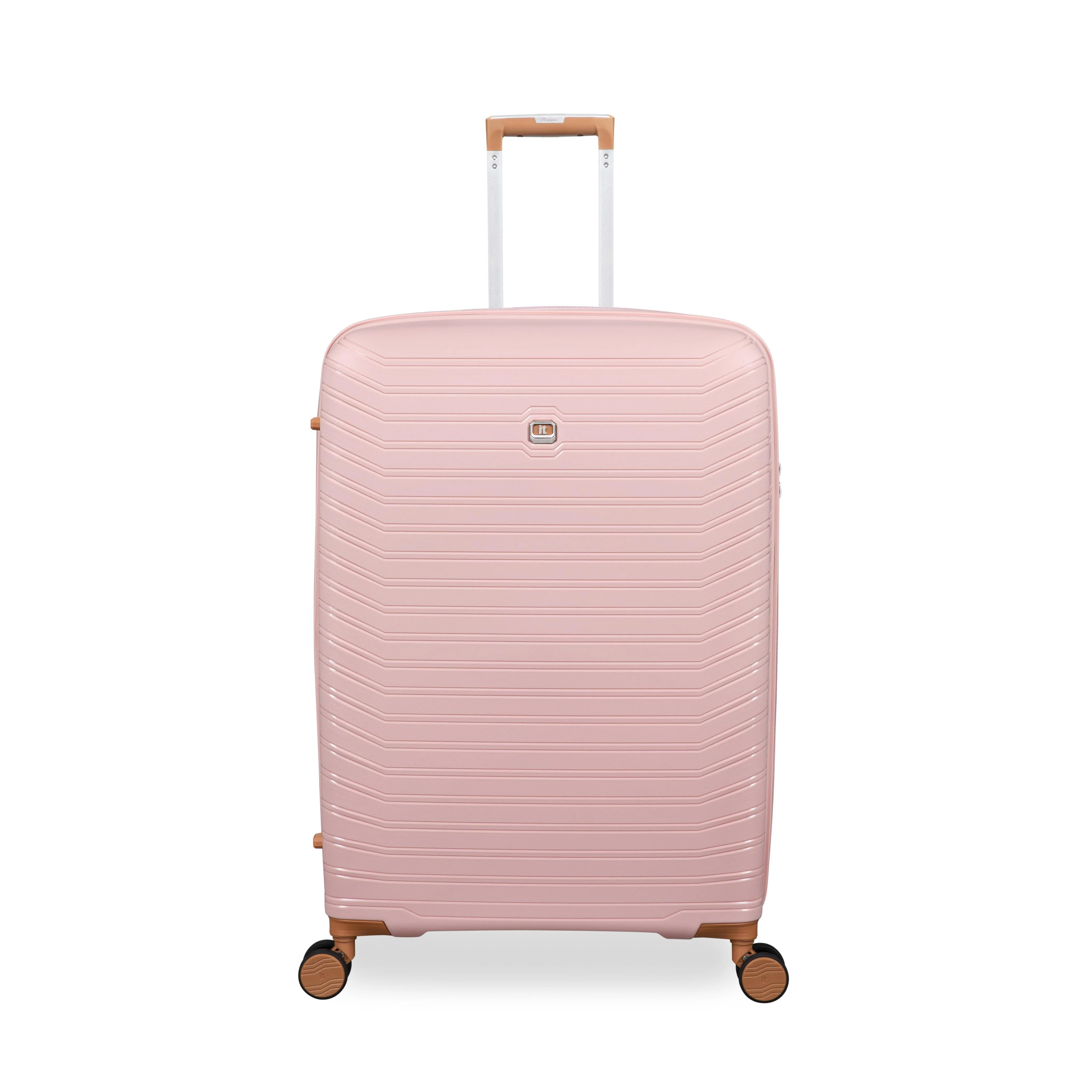 Continuous 4 Piece Hardside Expandable 8 Wheel Spinner Luggage Set with Hard-Pocket Carry-On (Peach Whip) - Image 10