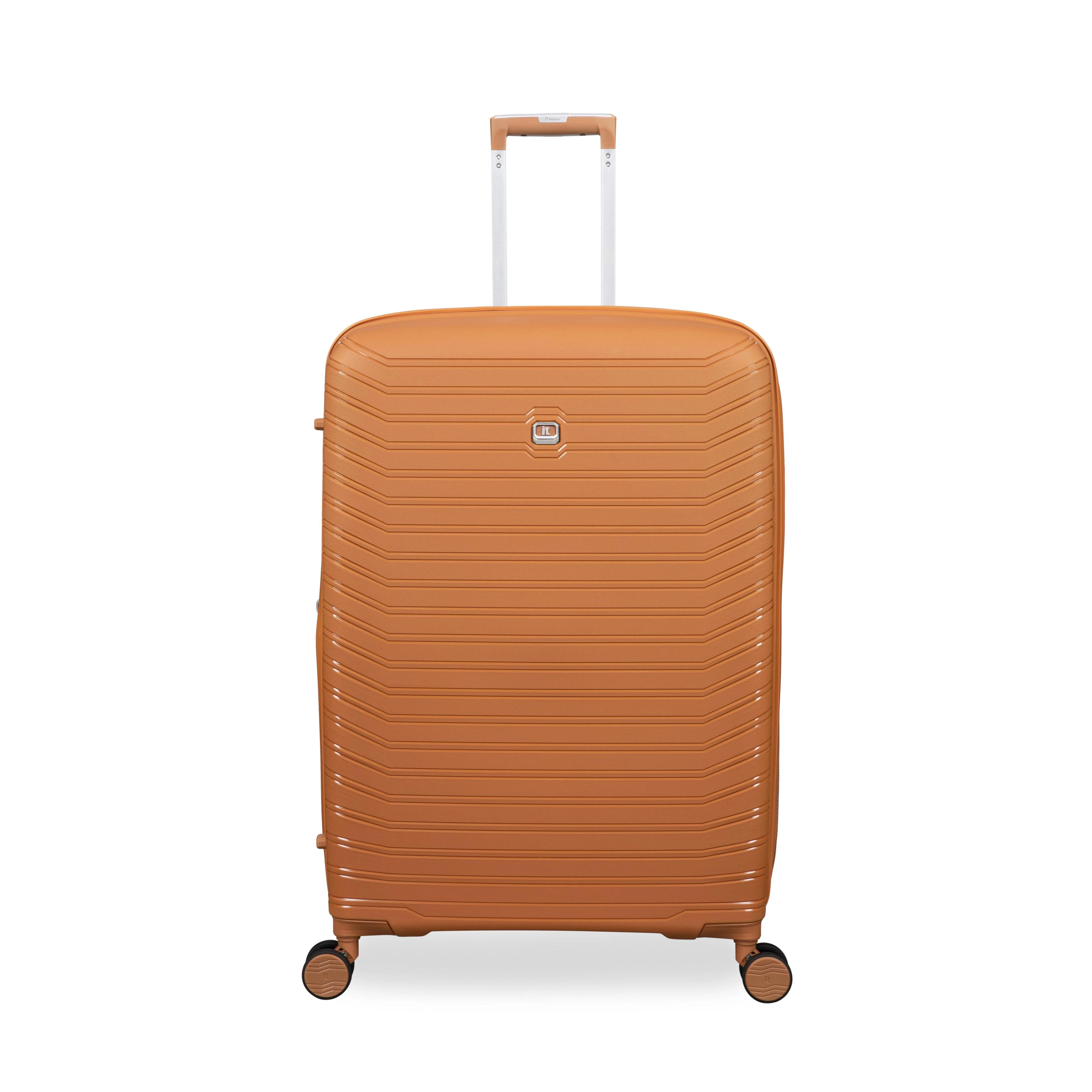 Continuous 4 Piece Hardside Expandable 8 Wheel Spinner Luggage Set with Hard-Pocket Carry-On (Pumpkin Spice) - Image 10