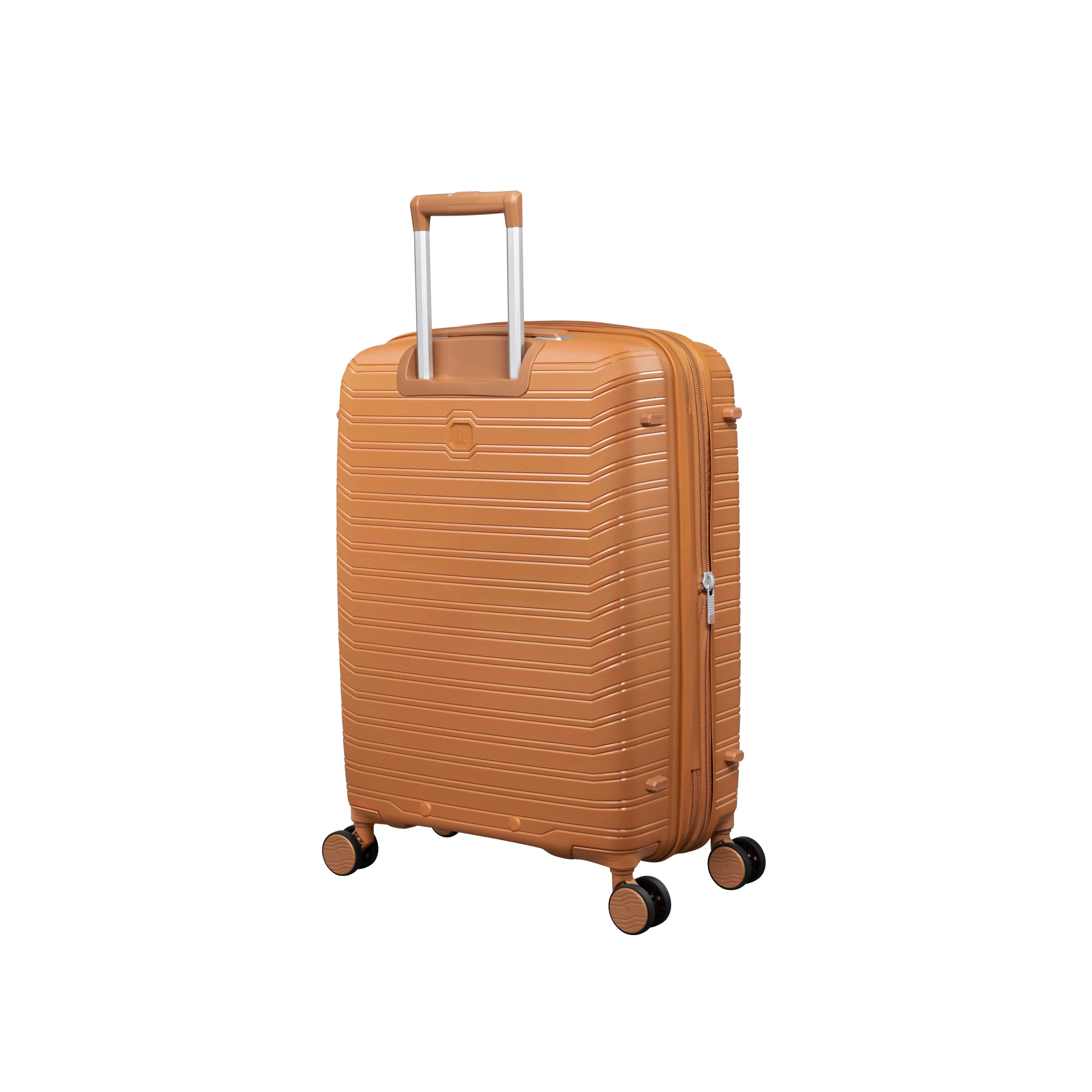 Continuous 4 Piece Hardside Expandable 8 Wheel Spinner Luggage Set with Hard-Pocket Carry-On (Pumpkin Spice) - Image 12