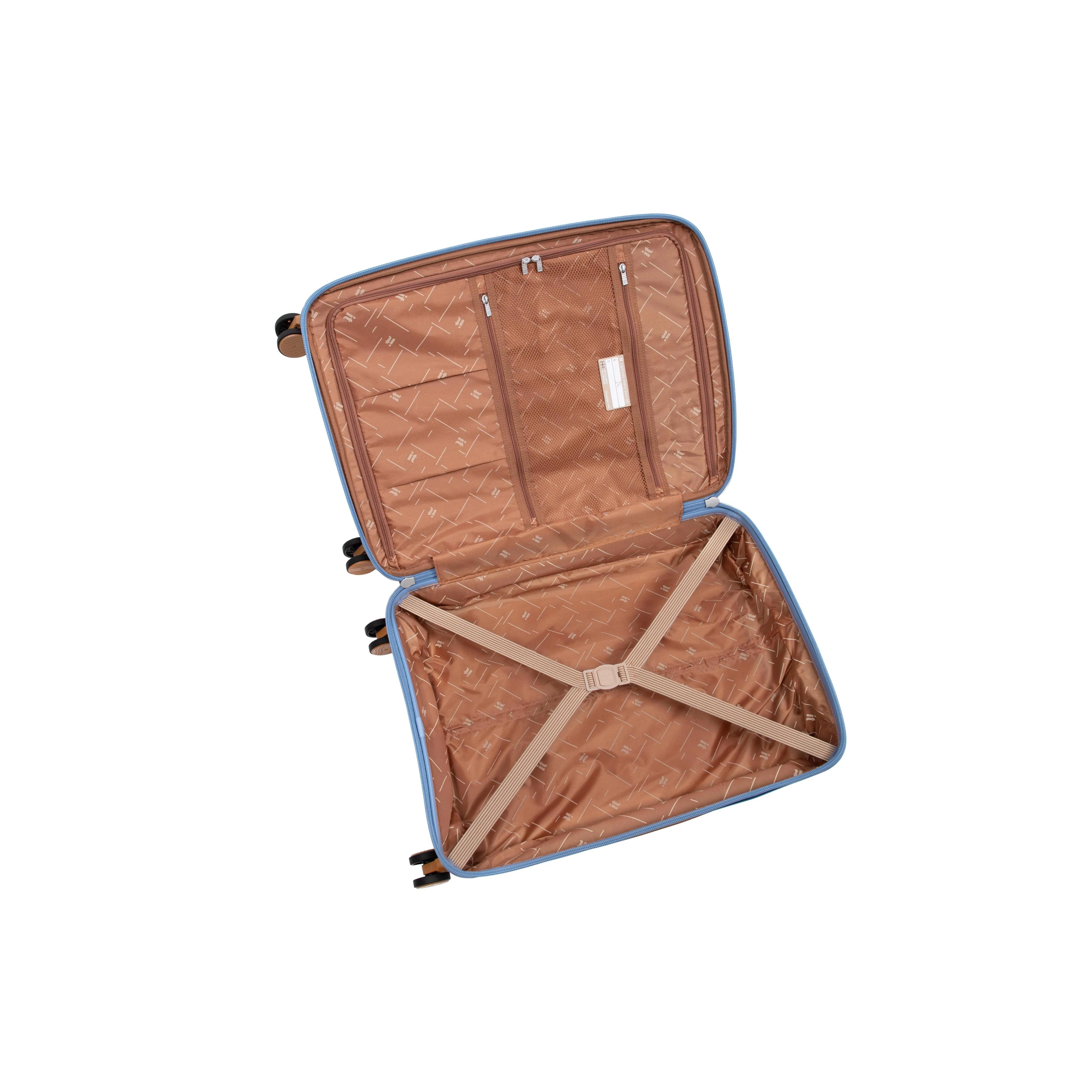 Continuous 4 Piece Hardside Expandable 8 Wheel Spinner Luggage Set with Hard-Pocket Carry-On (Quiet Harbour) - Image 17