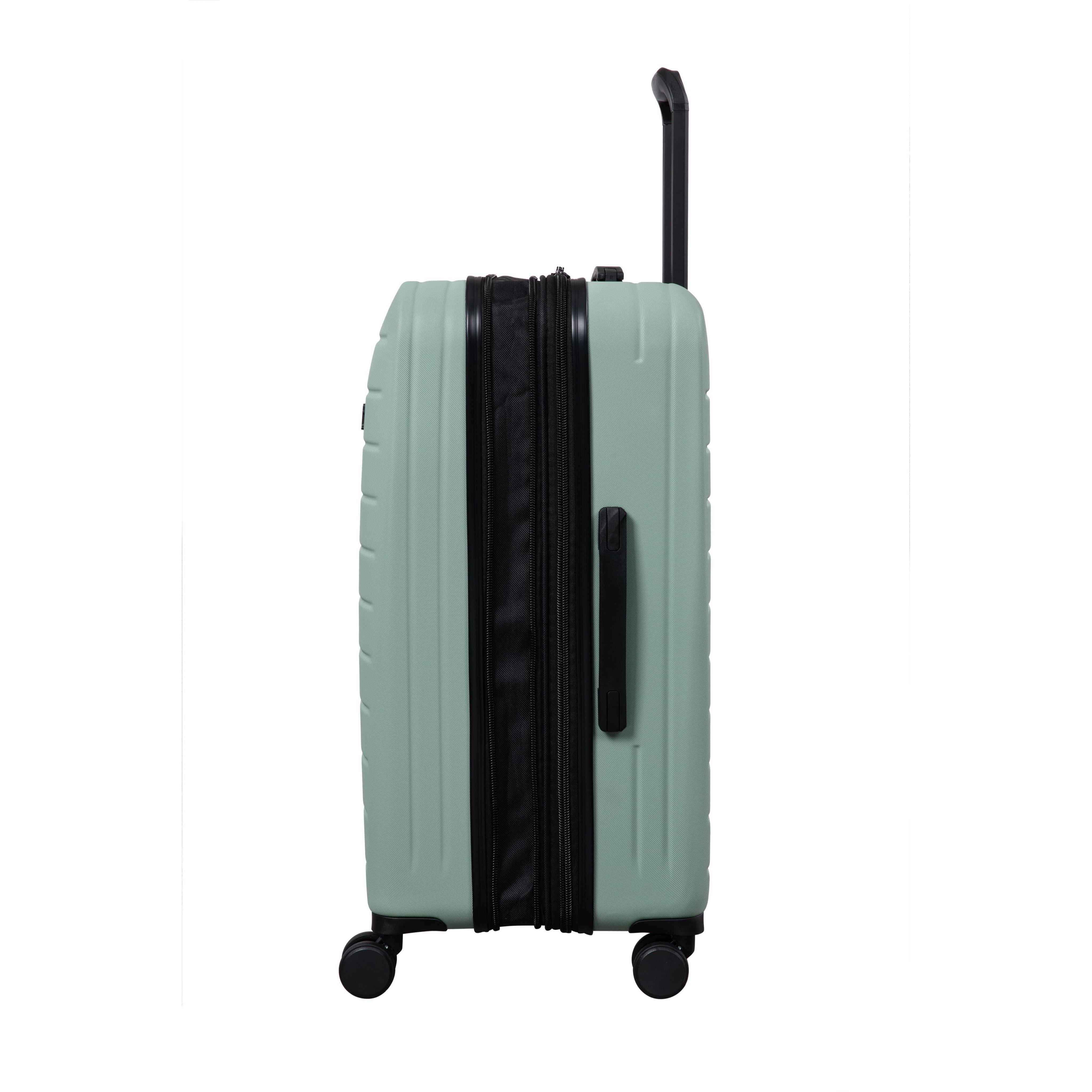 CLOSEOUT - Legion 27" Hardside Checked 8 Wheel Expandable Spinner (Iceberg Green) - Image 3