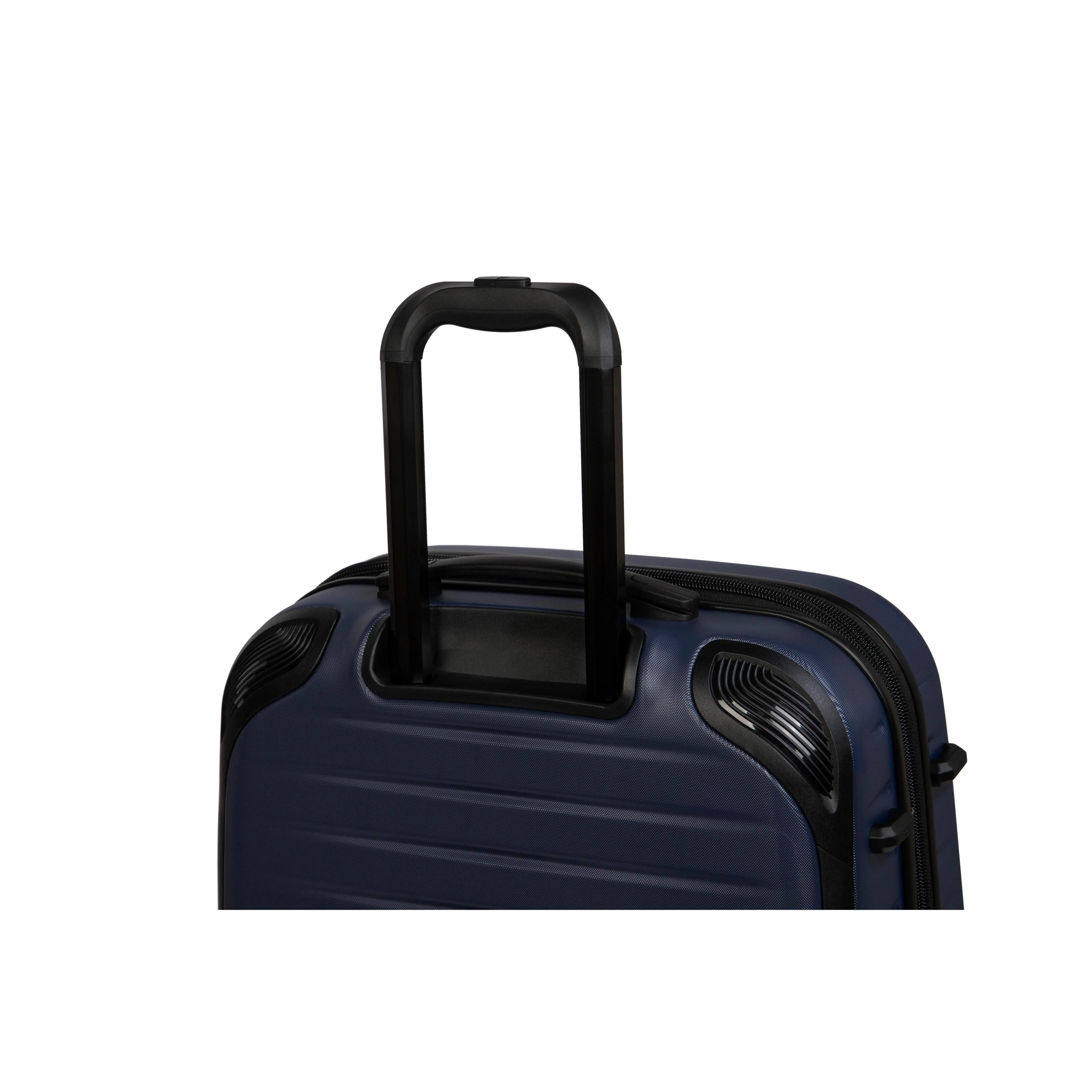 Lineal 32" Hardside Checked 8 Wheel Expandable Spinner (Dress Blues) - Image 4