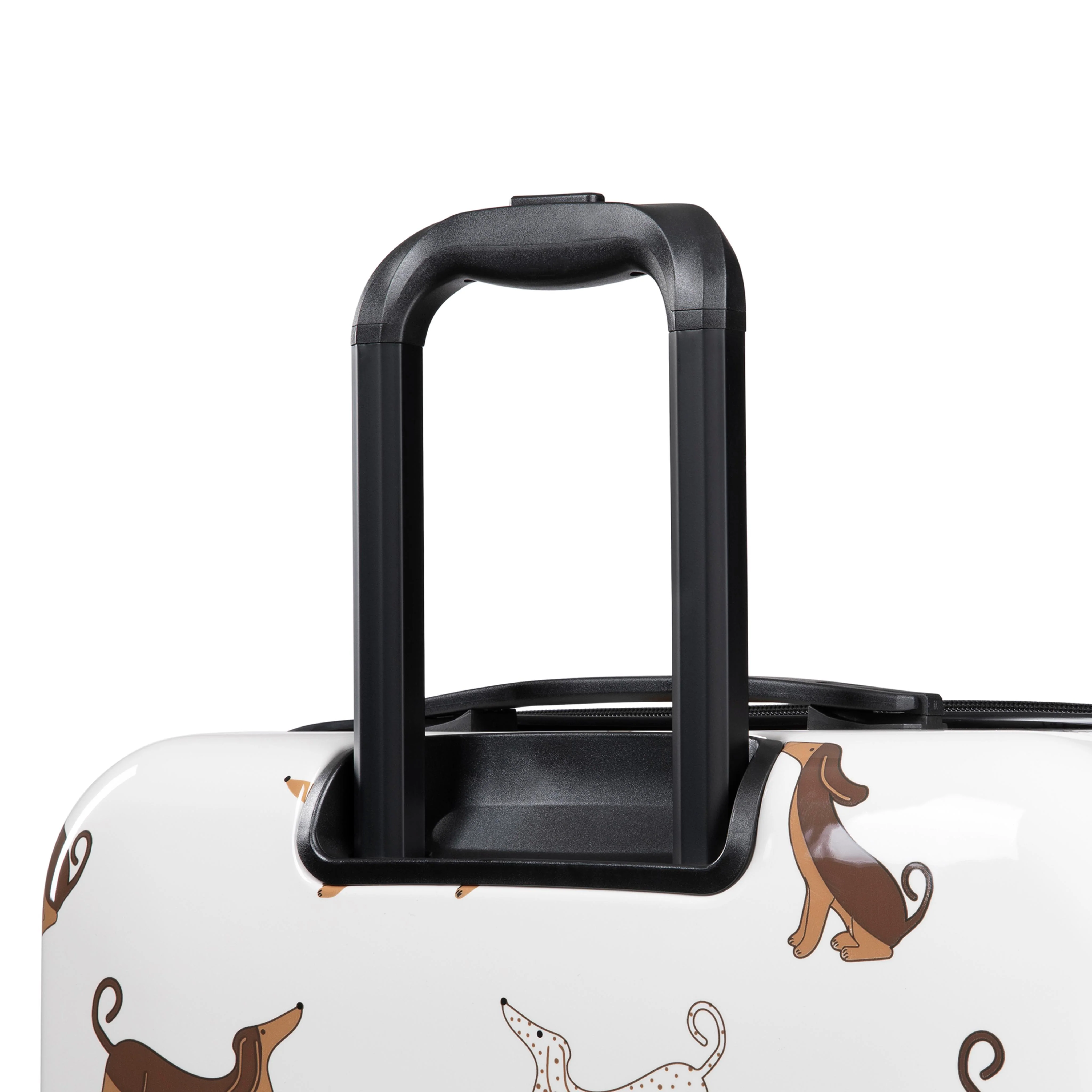 Sheen 22" Hardside Carry-On 8 Wheel Expandable Spinner (Cream Mini Dachshunds) - Image 4