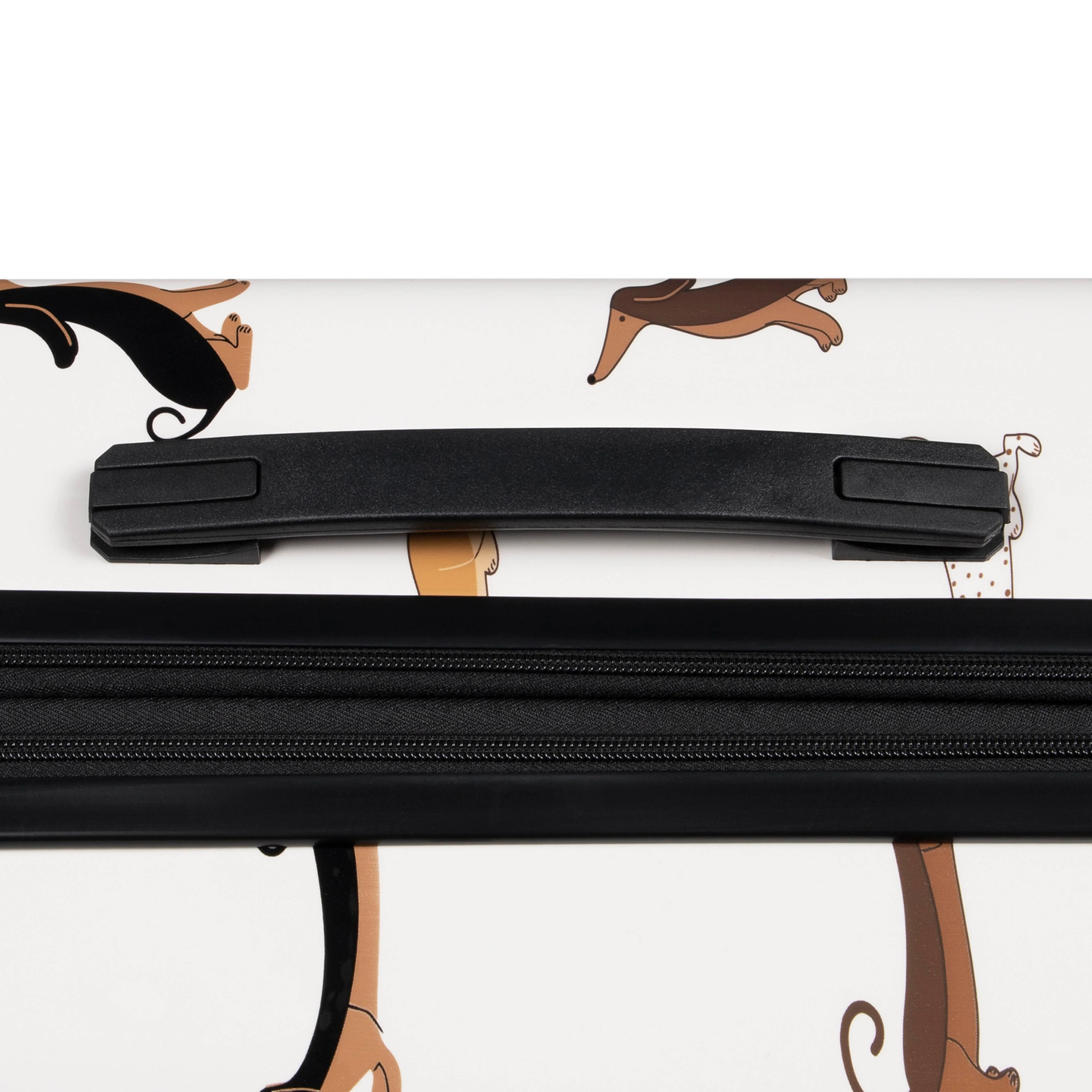 Sheen 22" Hardside Carry-On 8 Wheel Expandable Spinner (Cream Mini Dachshunds) - Image 5