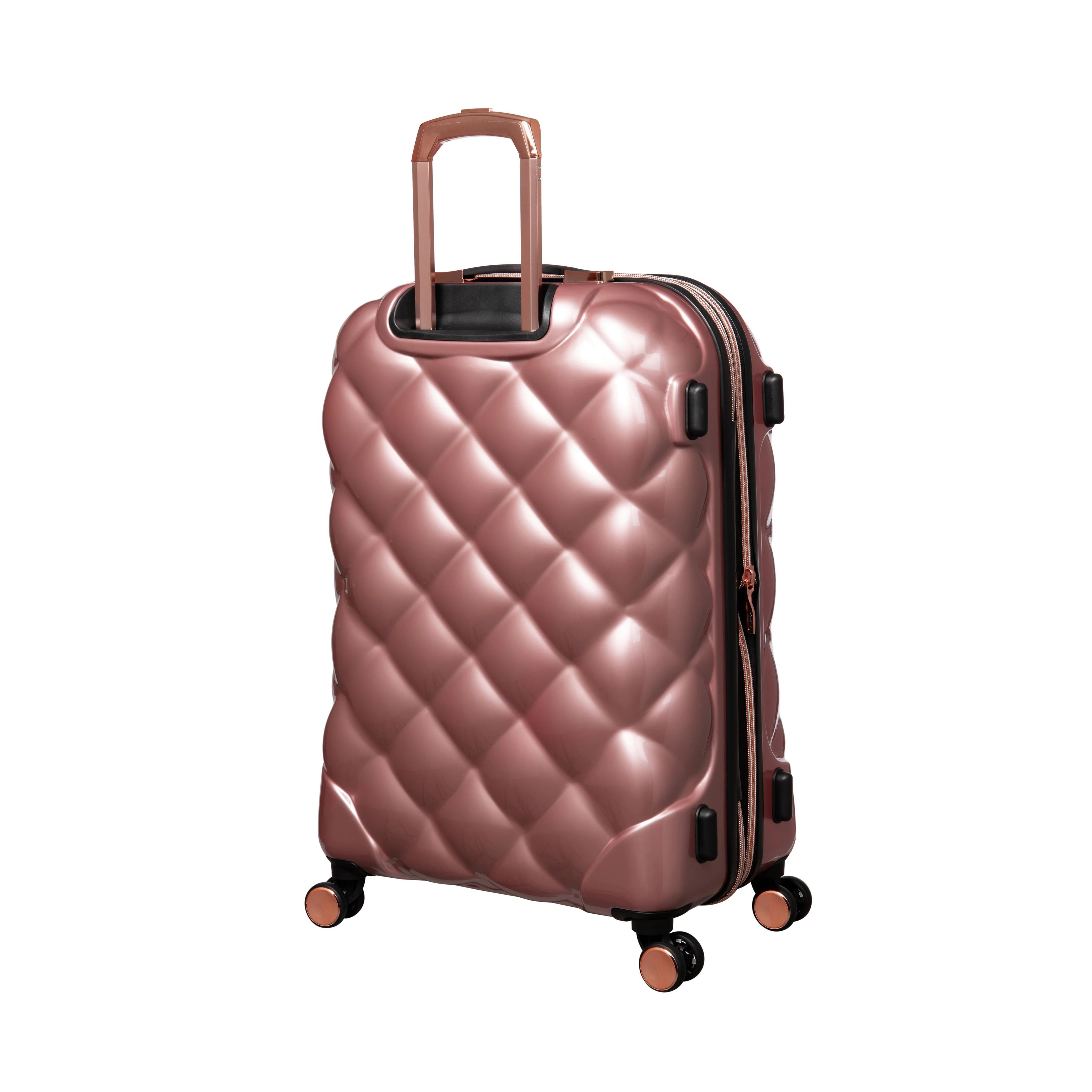 CLOSEOUT - St. Tropez Trois 21" Hardside 8 Wheel Expandable Spinner Carry-On Luggage (Metallic Rose Gold) - Image 3
