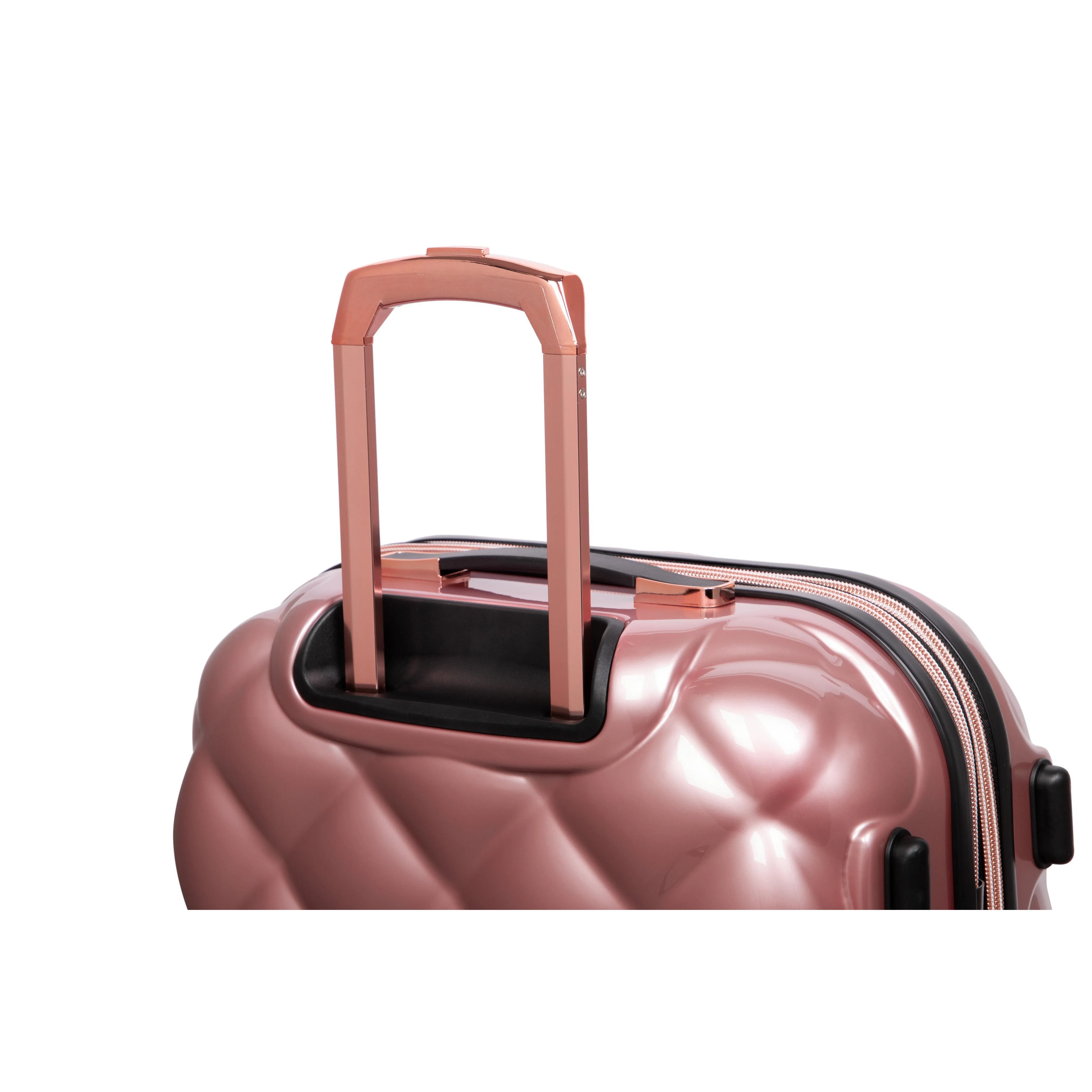 CLOSEOUT - St. Tropez Trois 21" Hardside 8 Wheel Expandable Spinner Carry-On Luggage (Metallic Rose Gold) - Image 5