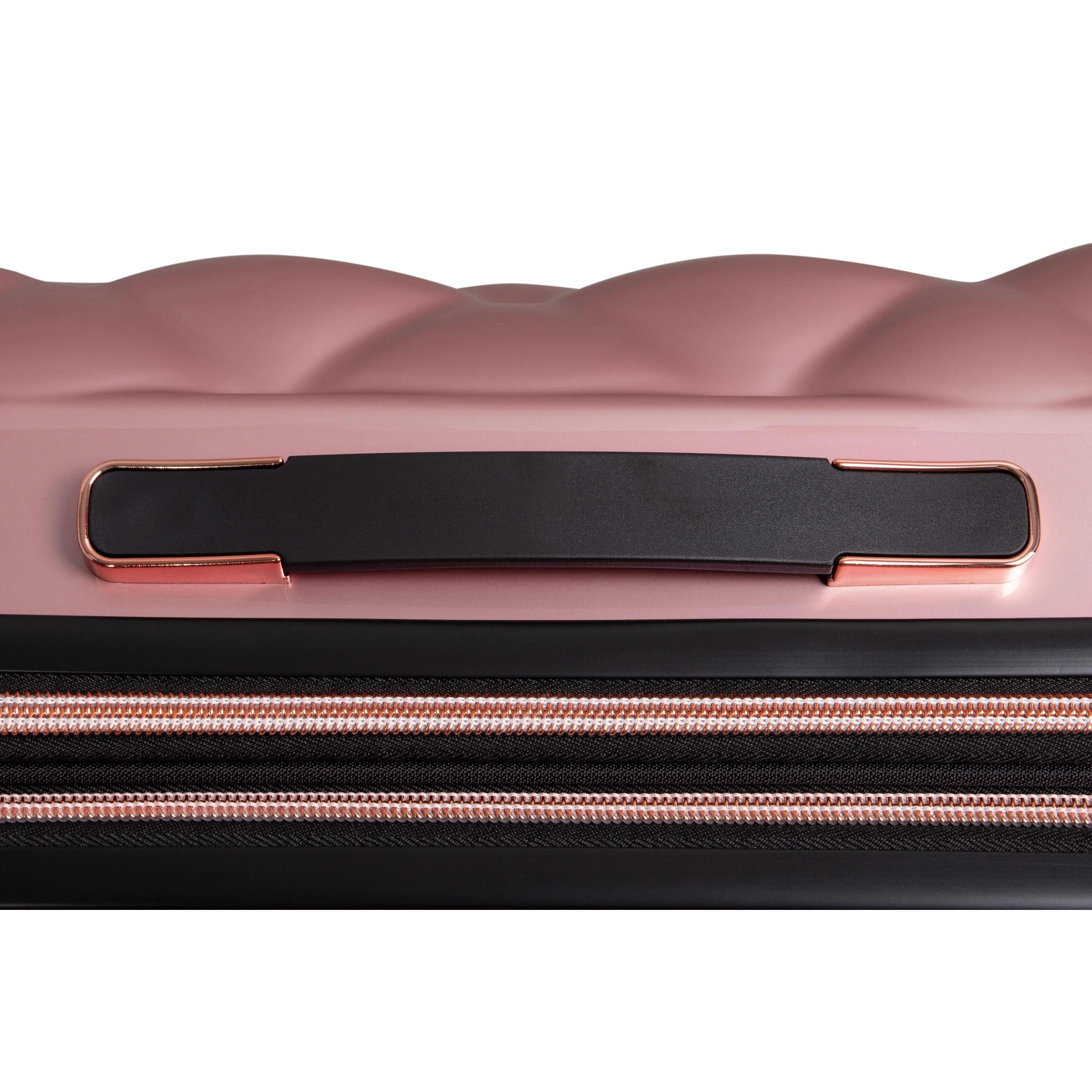 CLOSEOUT - St. Tropez Trois 27" Hardside 8 Wheel Expandable Spinner Luggage (Metallic Rose Gold) - Image 7