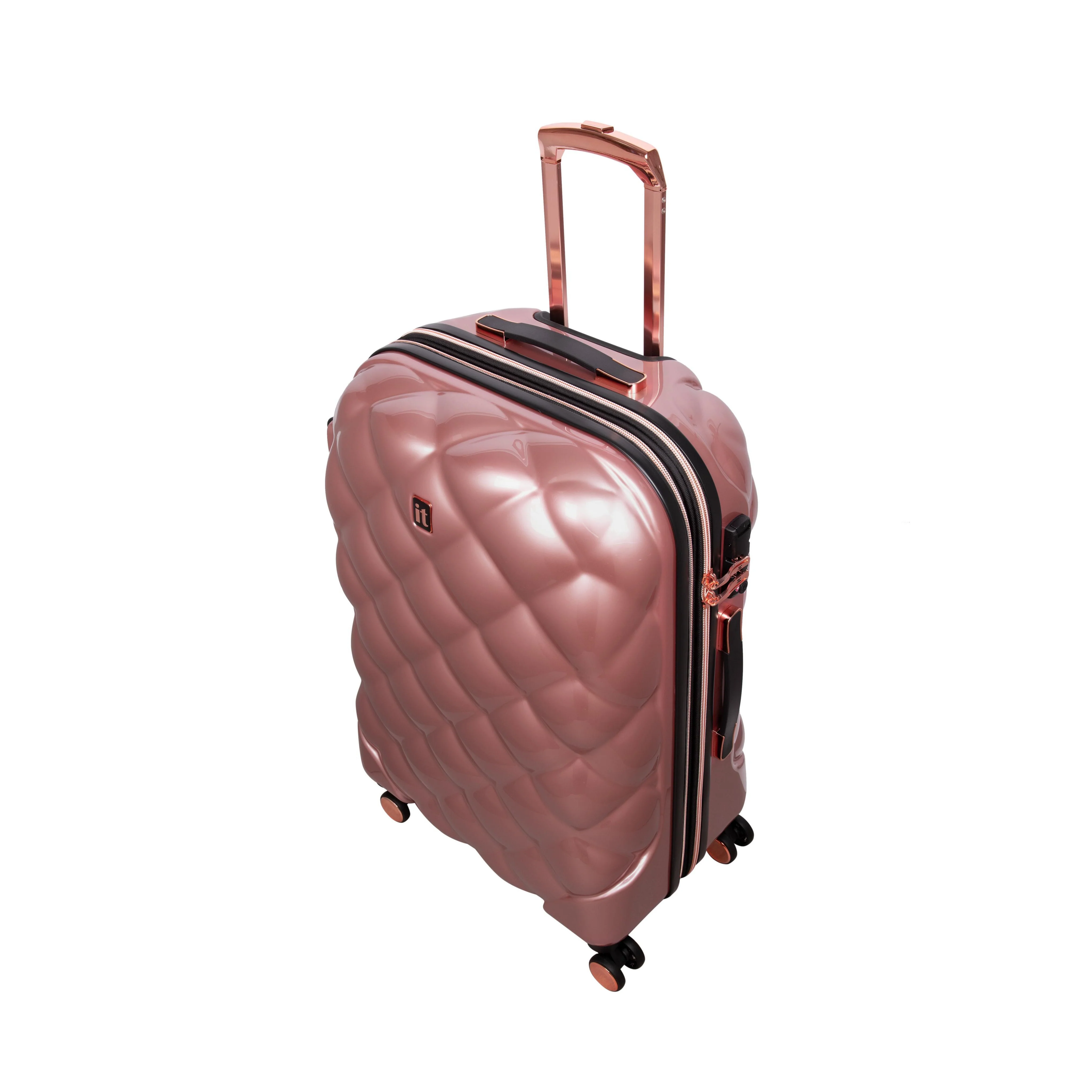 CLOSEOUT - St. Tropez Trois 31" Hardside 8 Wheel Expandable Spinner Luggage (Metallic Rose Gold) - Image 3
