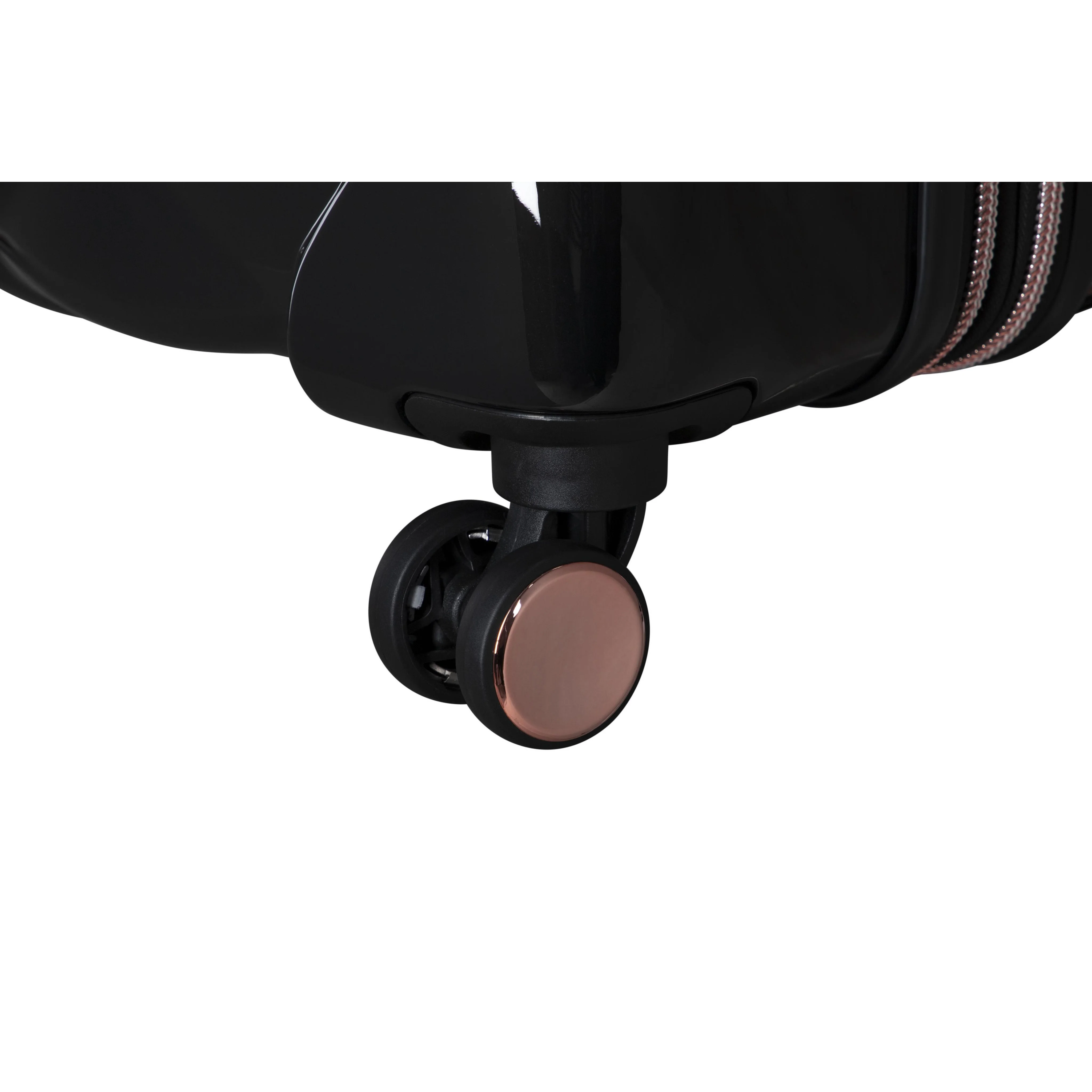 CLOSEOUT - St. Tropez Trois Hardside 3pc 8 Wheel Expandable Spinner Set (Black) - Image 10