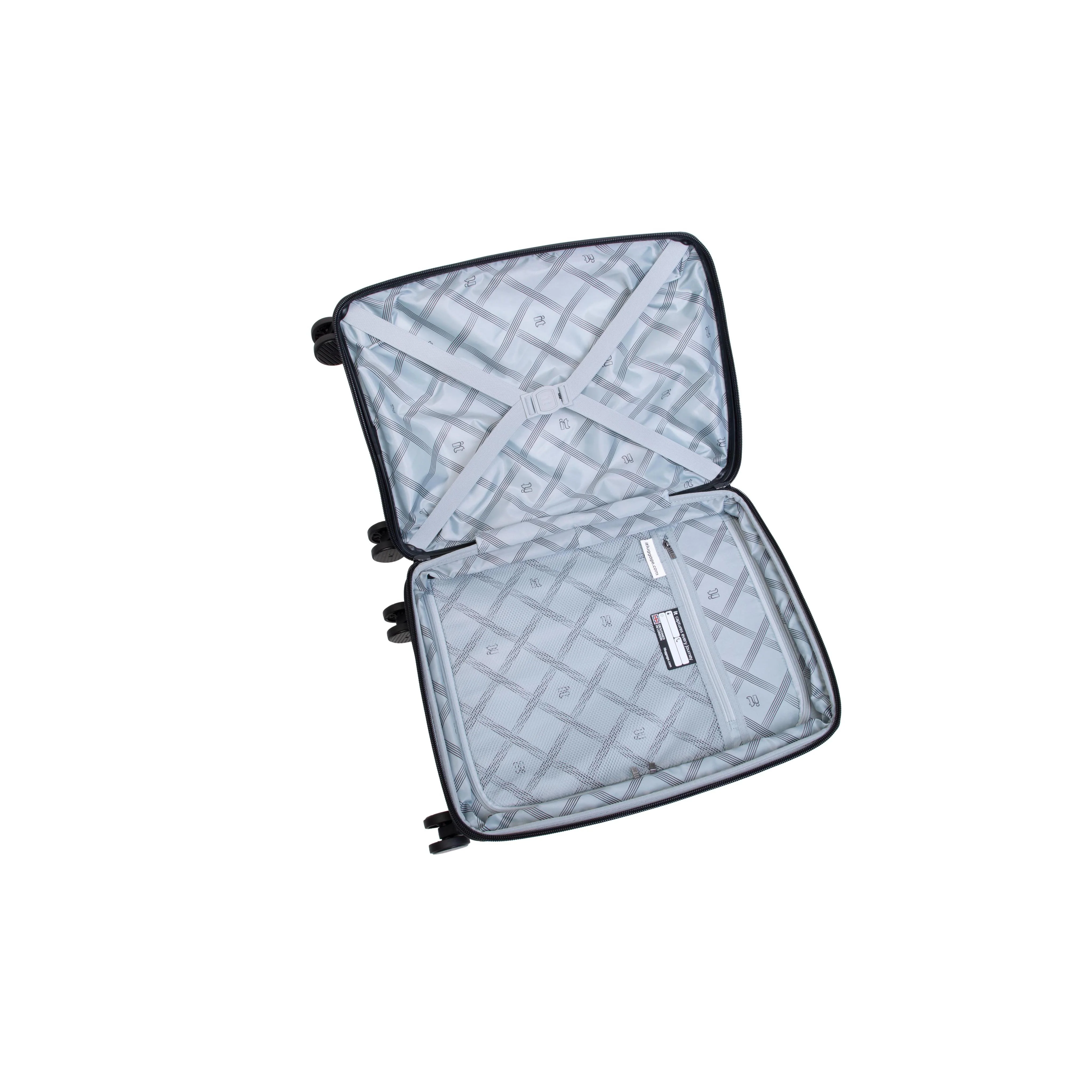 Unanimous 3 Piece Hardside 8 Wheel Expandable Spinner Set (Black) - Image 15