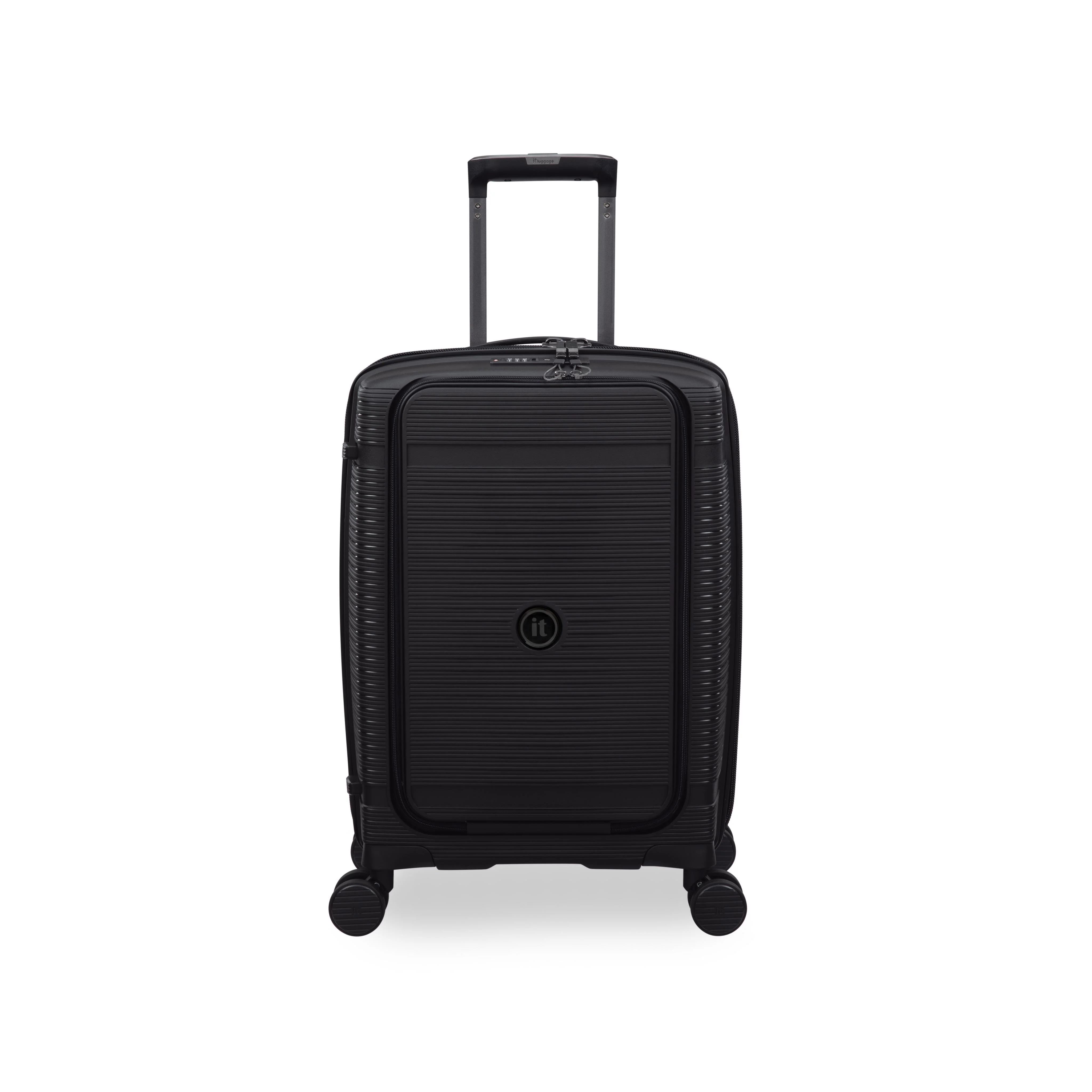 Unanimous 3 Piece Hardside 8 Wheel Expandable Spinner Set (Black) - Image 9