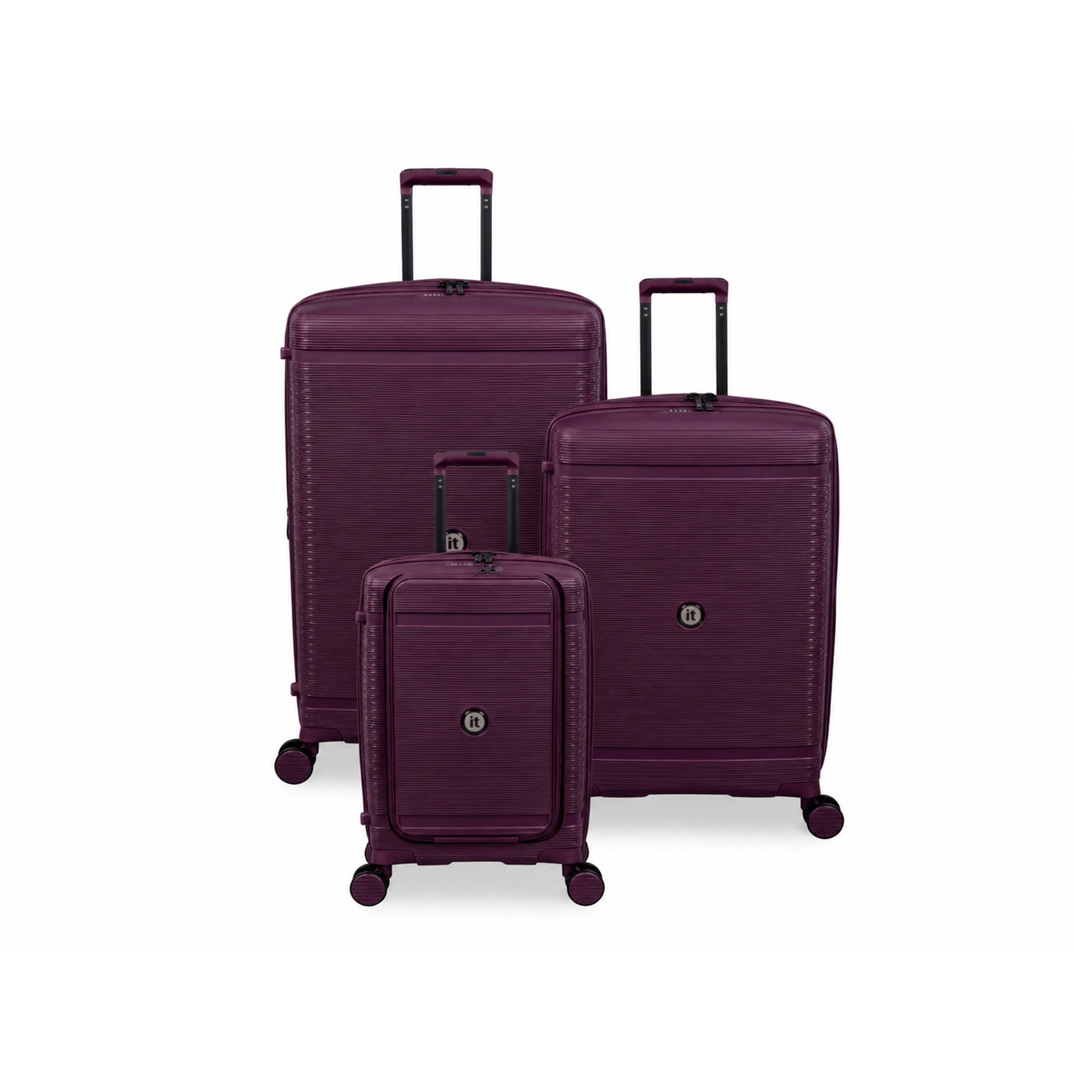 Unanimous 3 Piece Hardside 8 Wheel Expandable Spinner Set (Fig) - Image 3