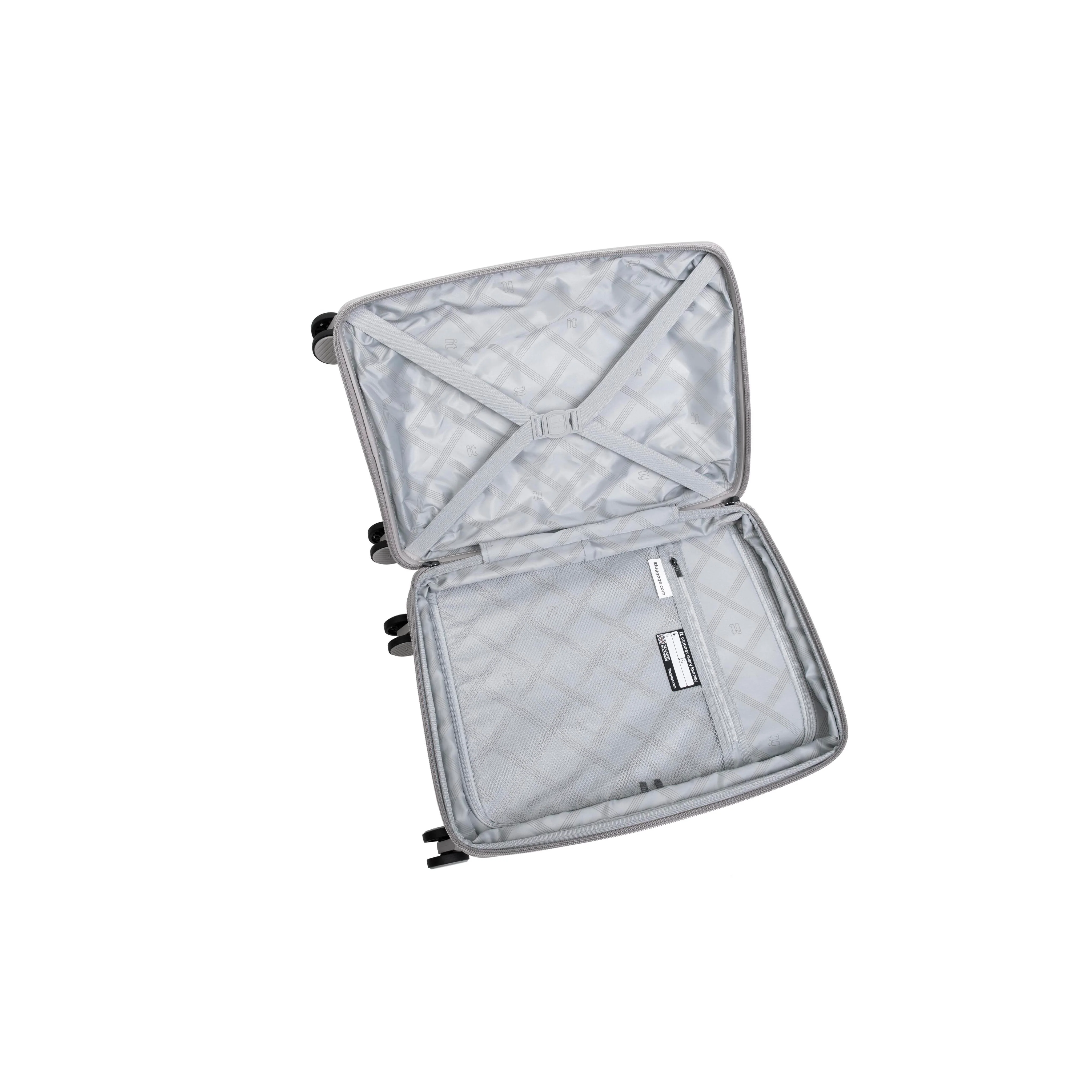Unanimous 3 Piece Hardside 8 Wheel Expandable Spinner Set (Milk Tea) - Image 15