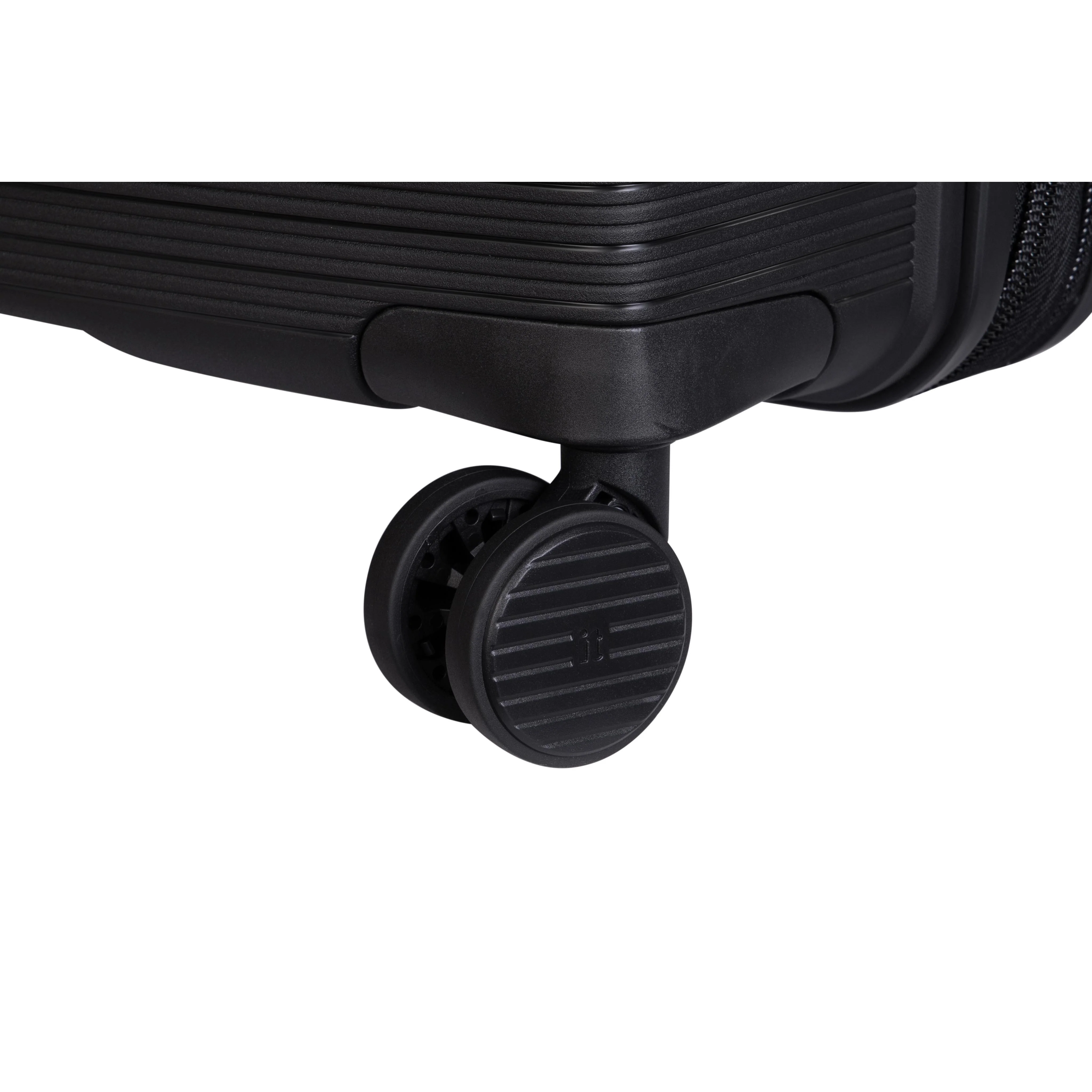 Unanimous 30" Hardside Checked 8 Wheel Expandable Spinner (Black) - Image 10