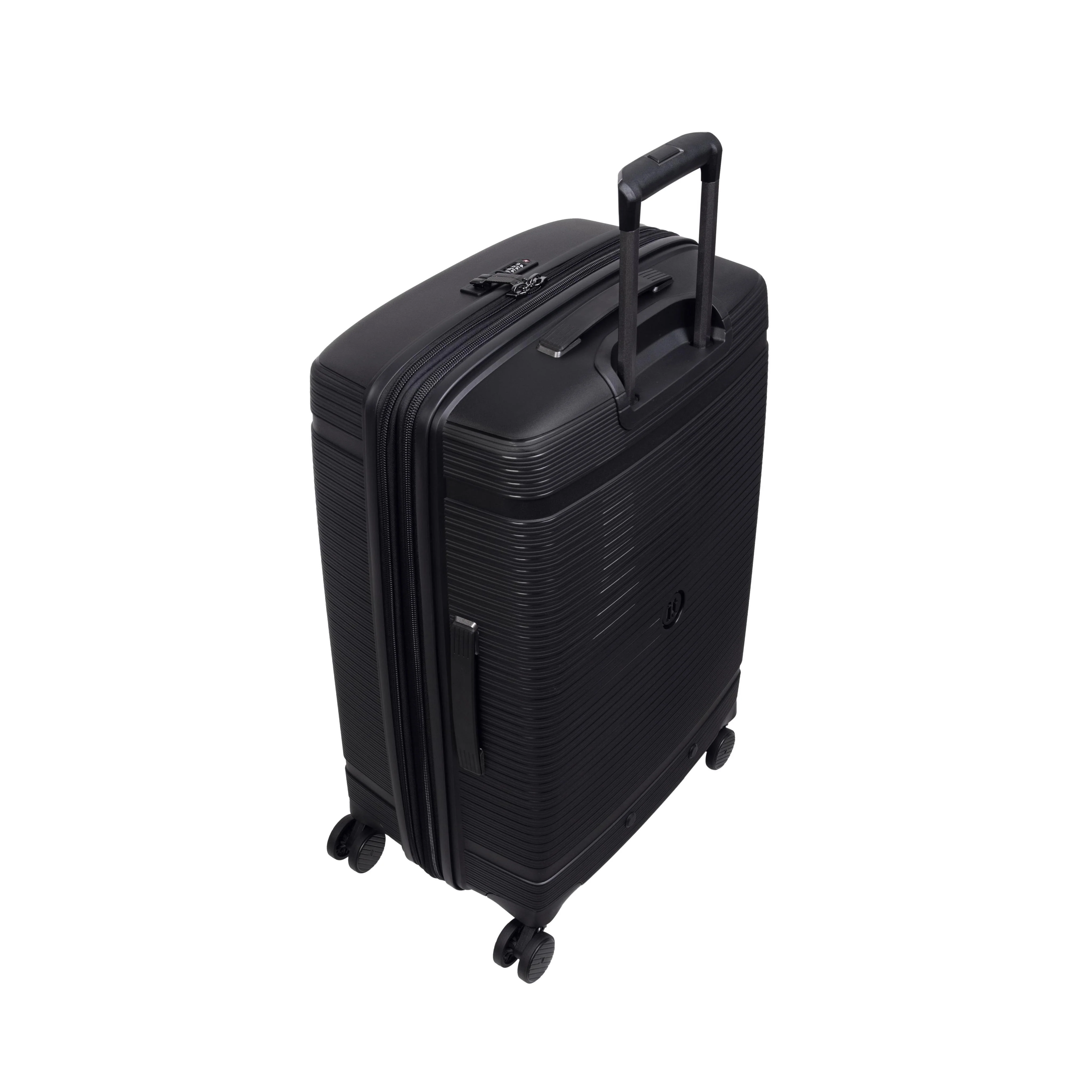 Unanimous 30" Hardside Checked 8 Wheel Expandable Spinner (Black) - Image 4
