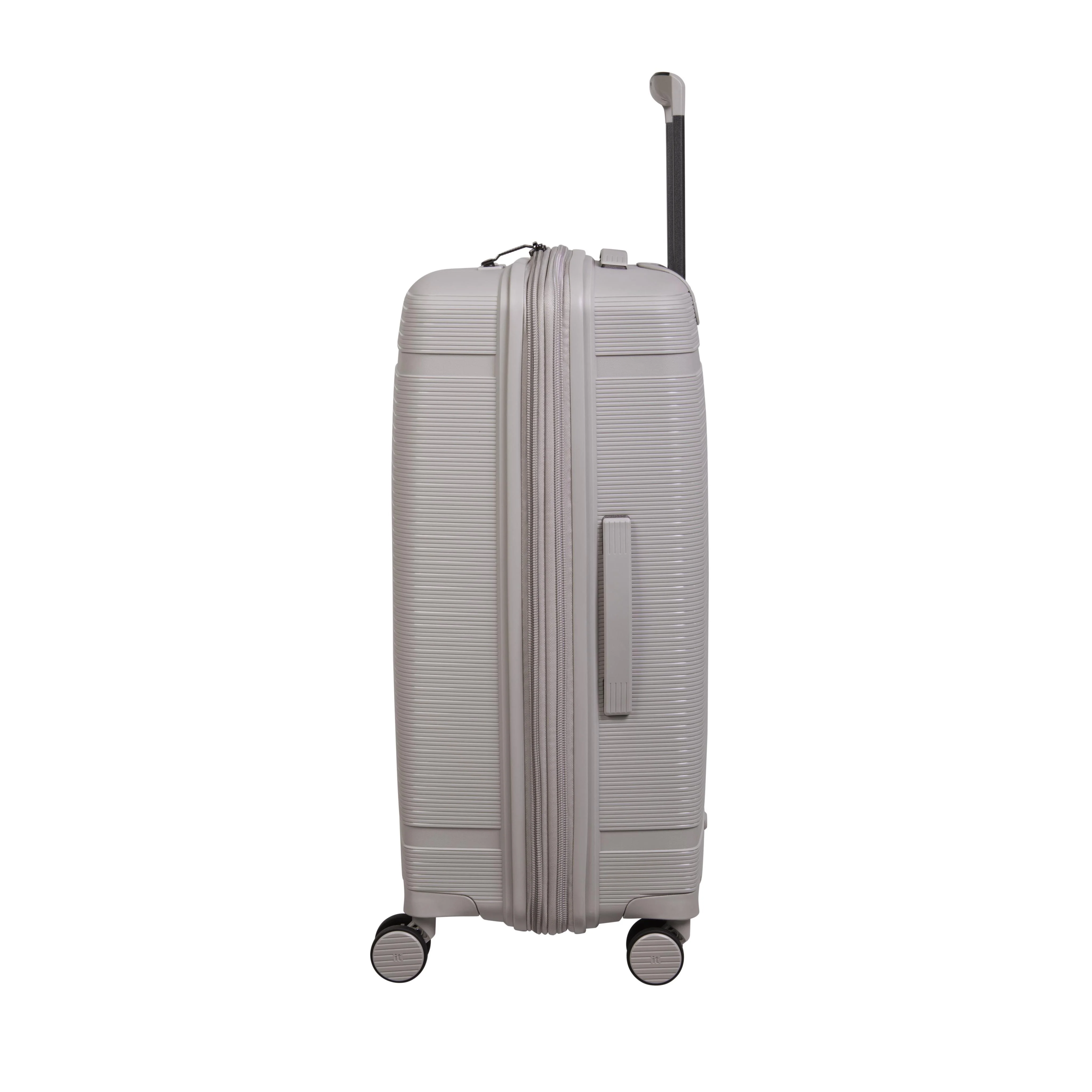 Unanimous 30" Hardside Checked 8 Wheel Expandable Spinner (Milk Tea) - Image 5